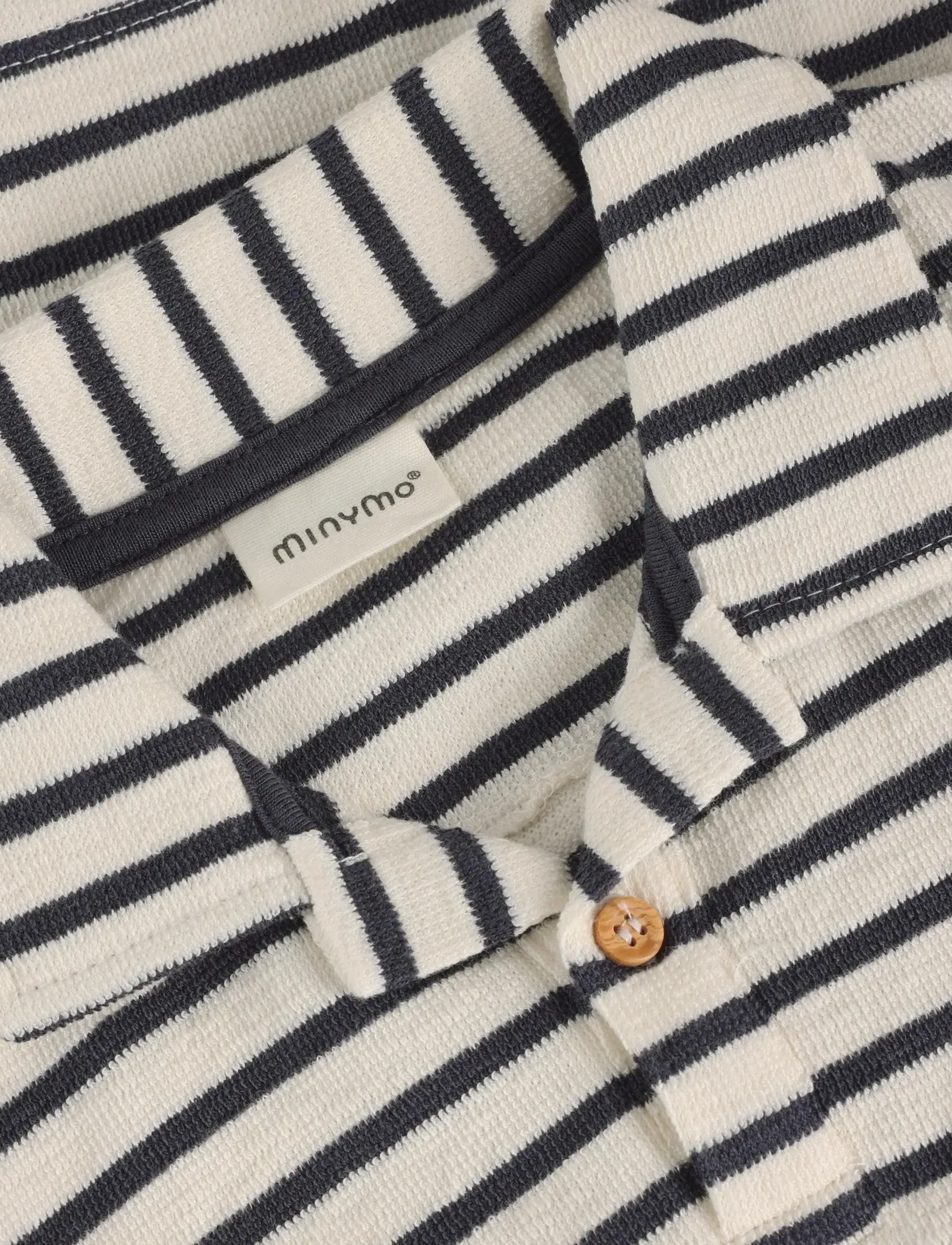Minymo - Polo T-shirt SS Y/D - short-sleeved polos - vanilla ice - 4