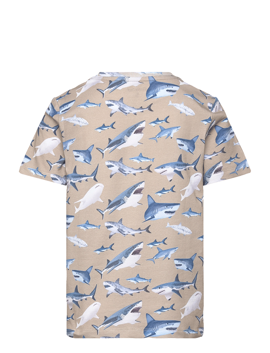 Minymo - T-shirt SS AOP - t-shirts - white pepper - 1