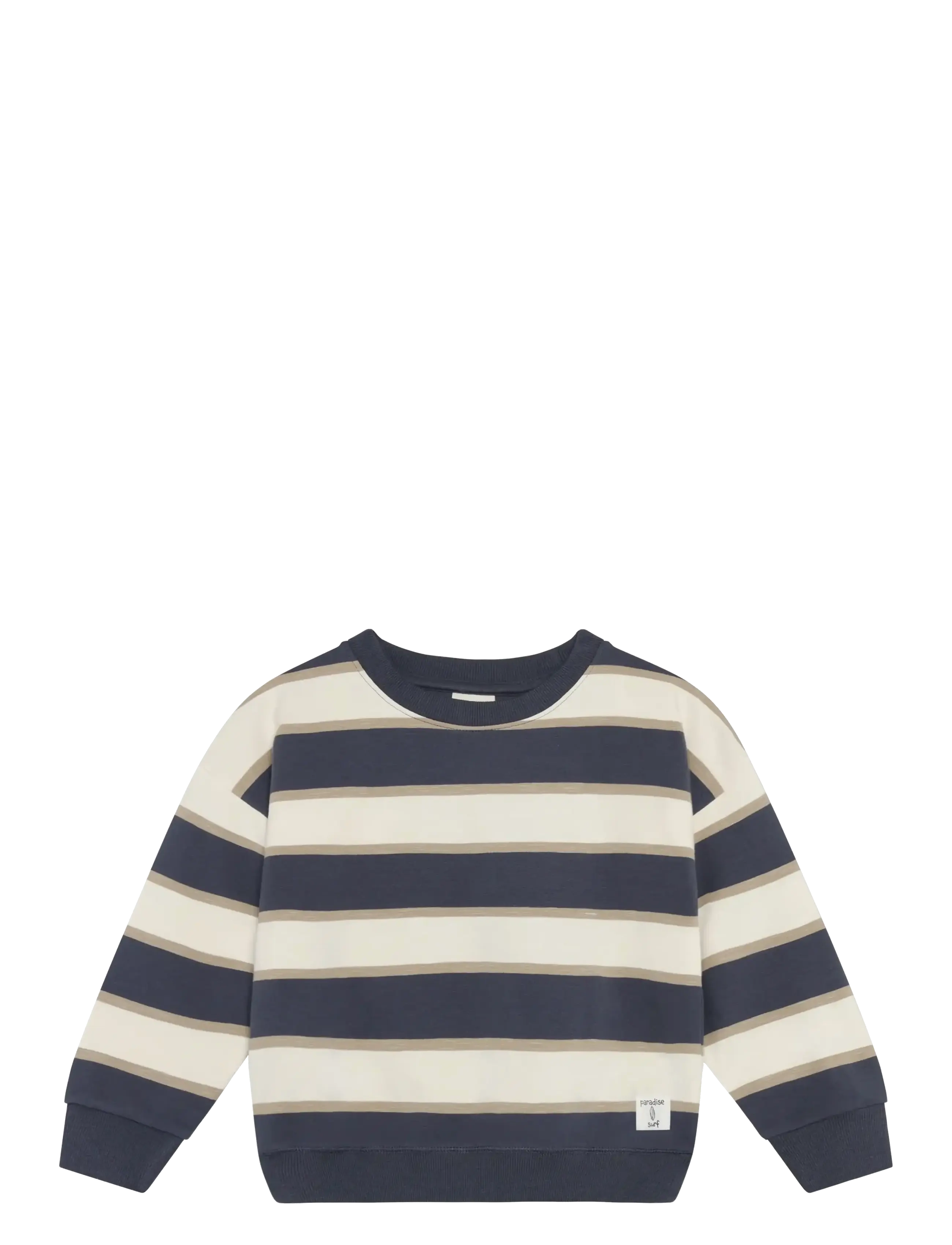 Minymo Sweatshirt Ls Y/D, Børn, Stribet Sweatshirt, Navy, Str: 110