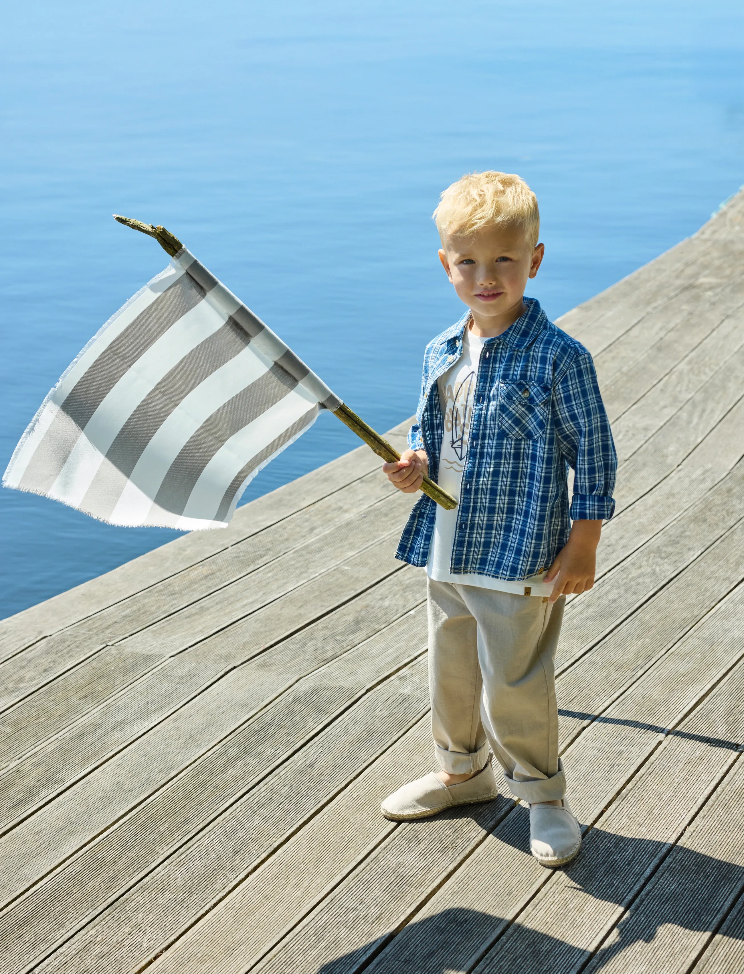 Minymo Shirt LS Check - Langærmede skjorter - DUTCH BLUE / blue