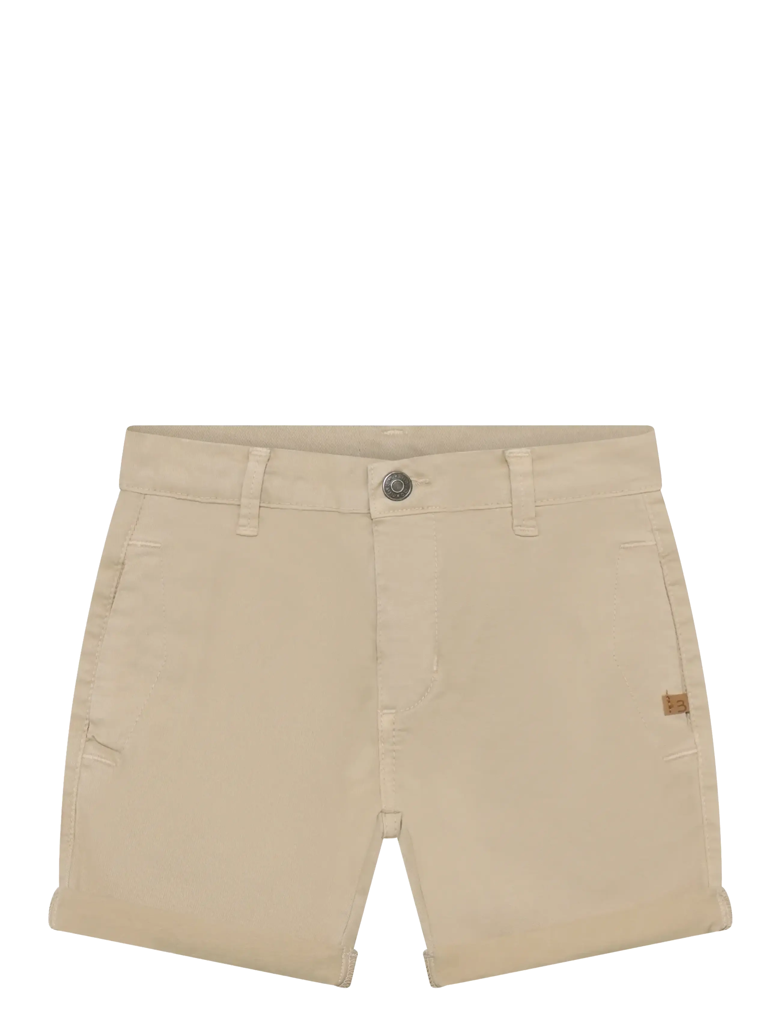 Minymo Shorts Twill - Underdele - WHITE PEPPER / beige