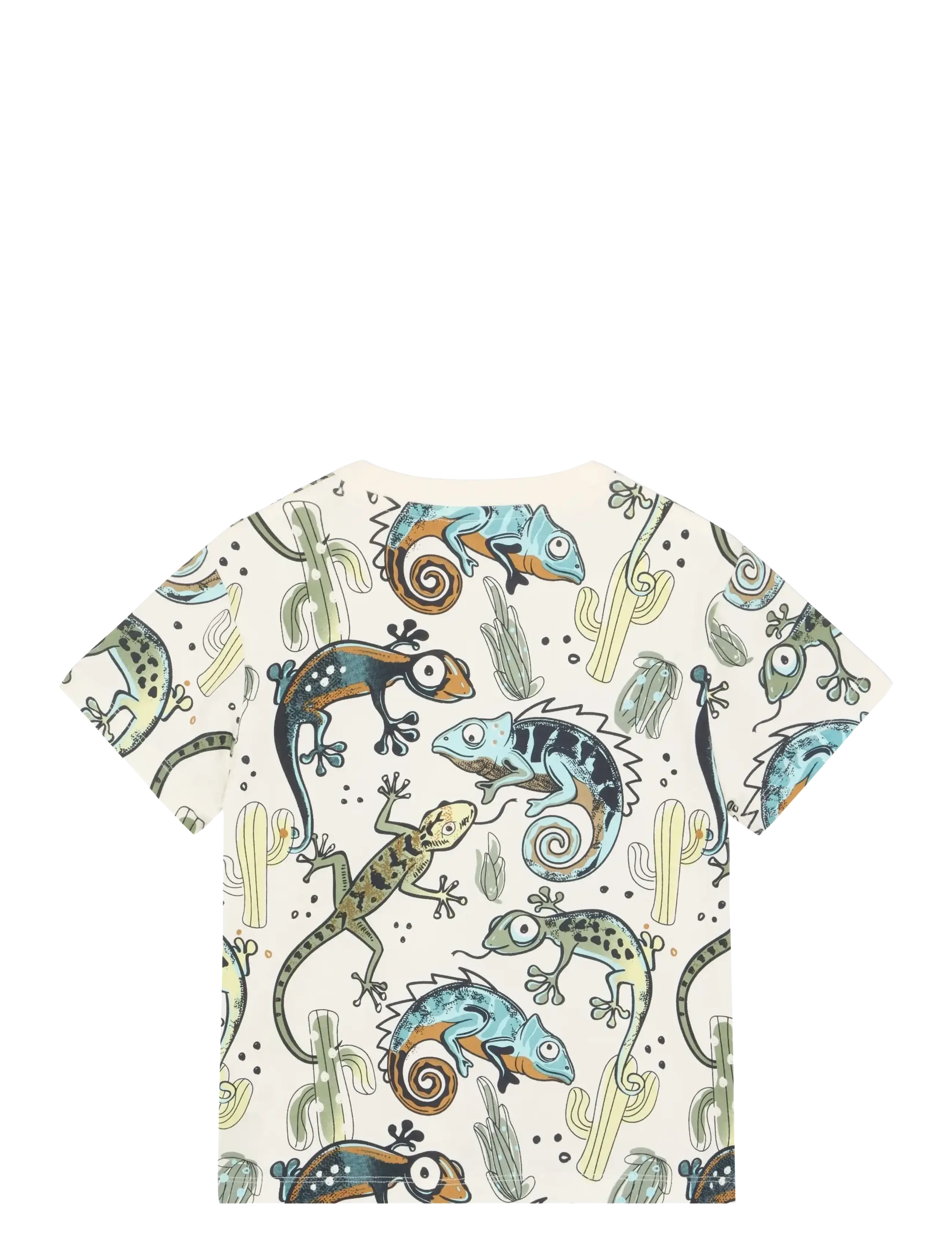 Minymo - T-shirt SS AOP - t-shirts - vanilla ice - 2