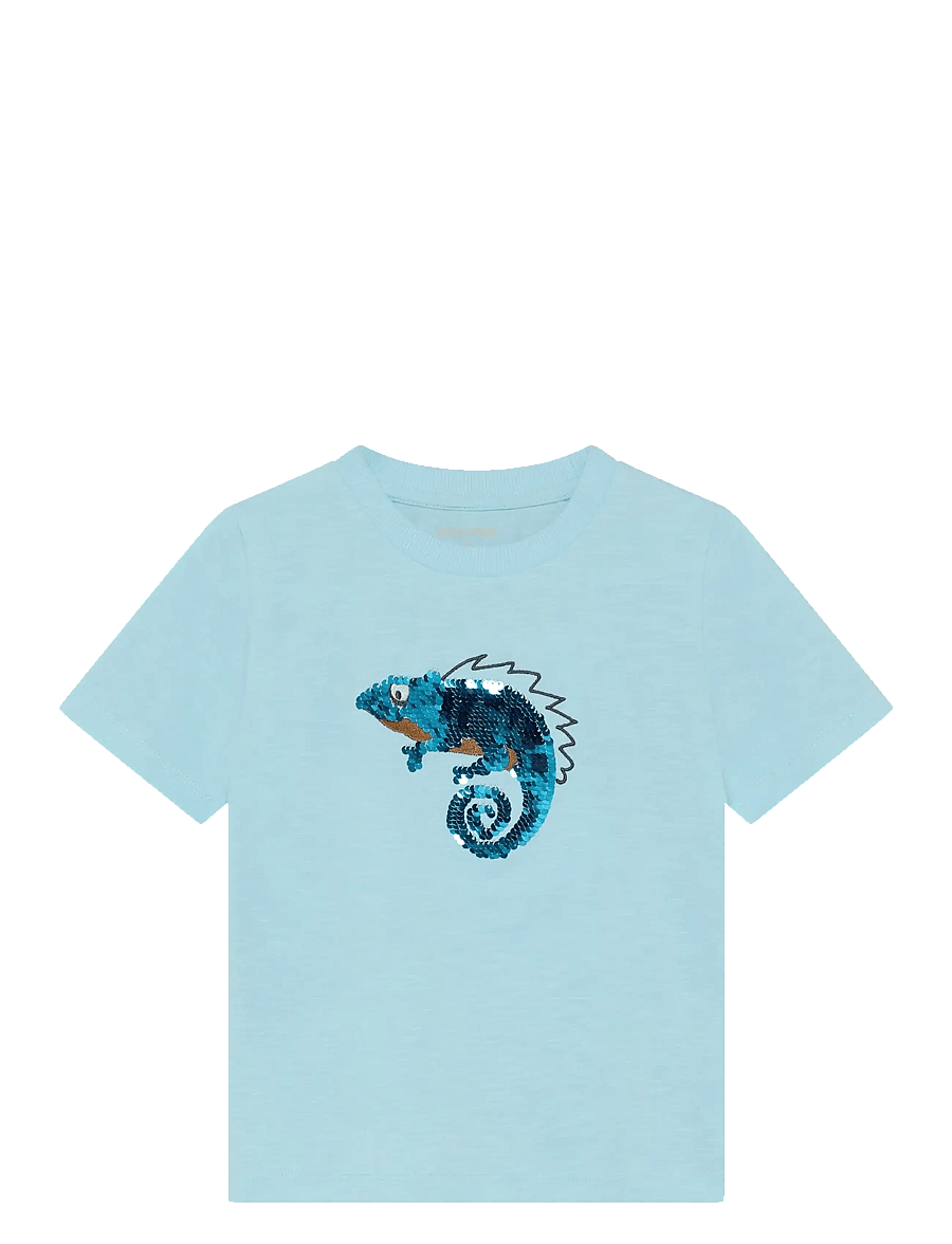 Minymo - T-shirt SS - kortærmede t-shirts - aqua-esque - 1