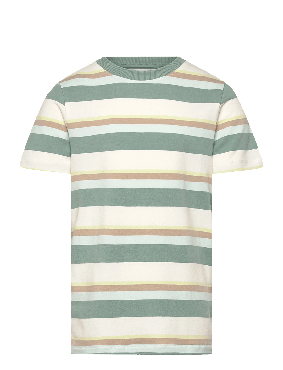 Minymo - T-shirt SS Y/D - kortærmede - lily pad - 0