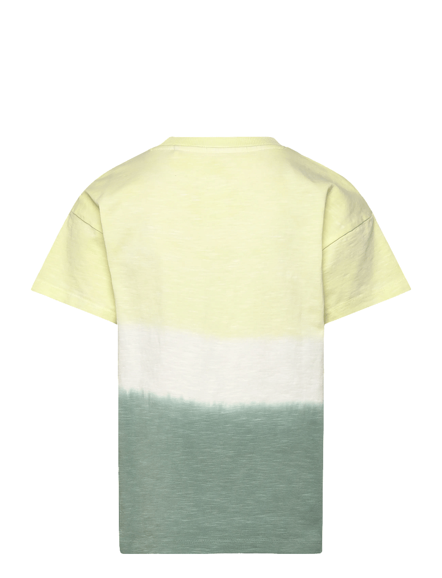 Minymo - T-shirt SS AOP - short-sleeved t-shirts - white jade - 1