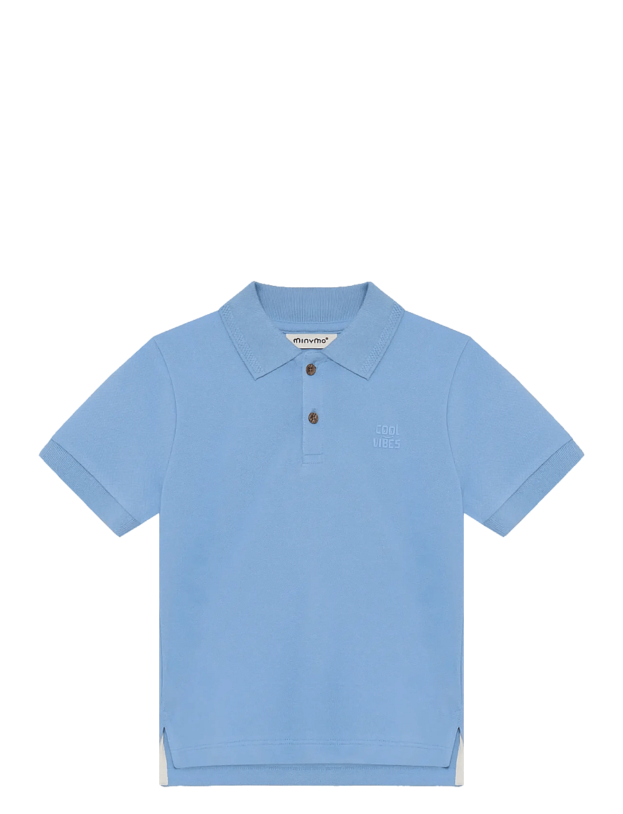 Minymo - Polo T-shirt SS - kurzärmelig - polaris star - 0