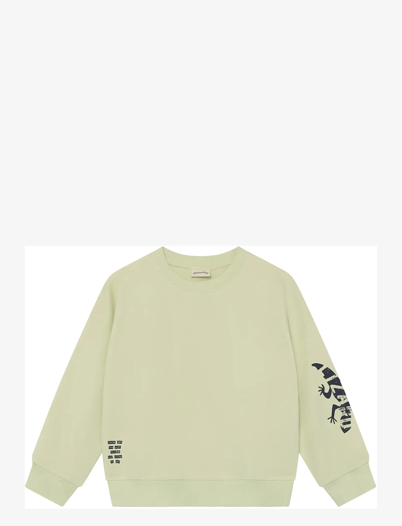 Minymo - Sweatshirt LS - sweatshirts - white jade - 1