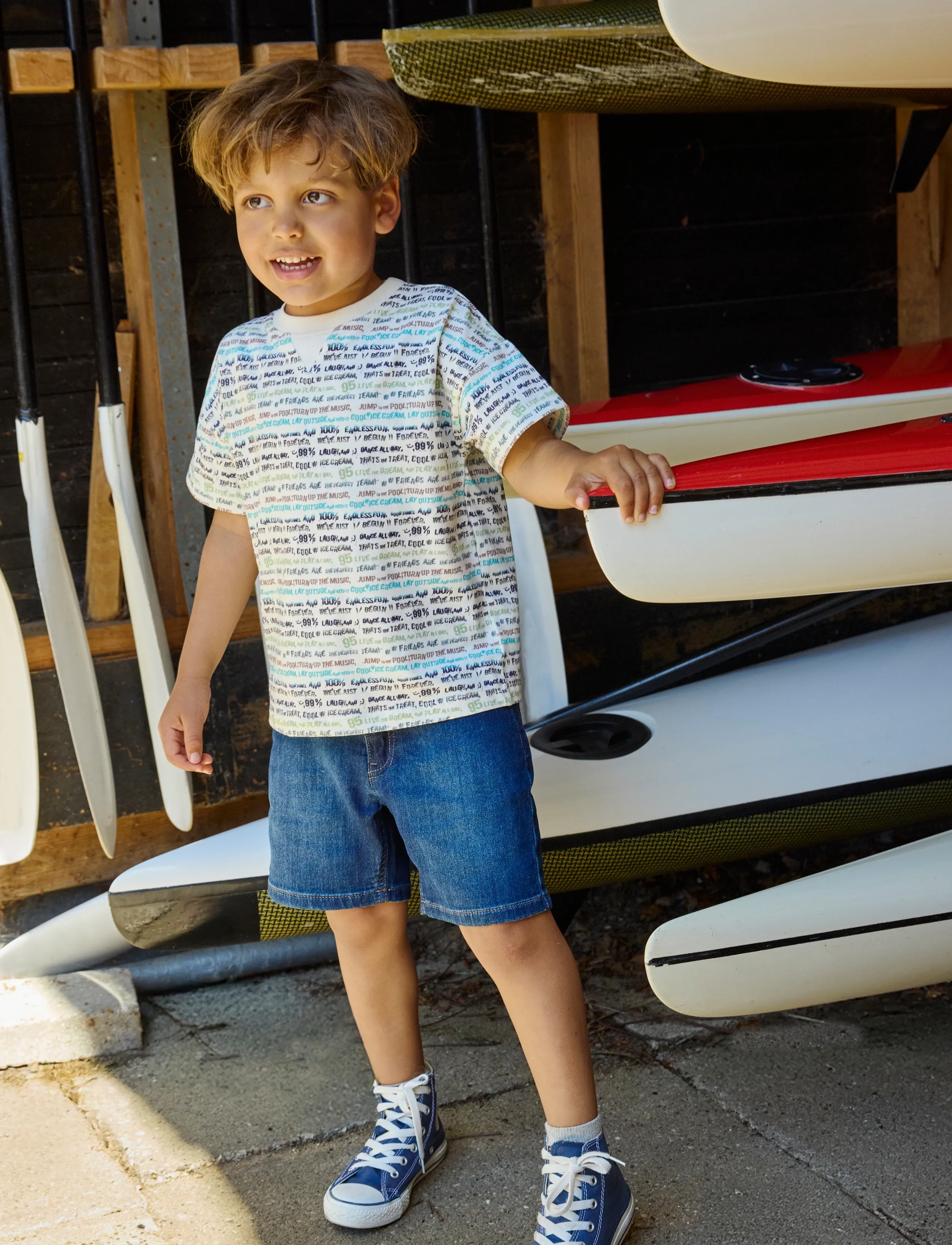 Minymo Shorts Sweat Denim - Jeansshorts - ODYSSEY GRAY / navy