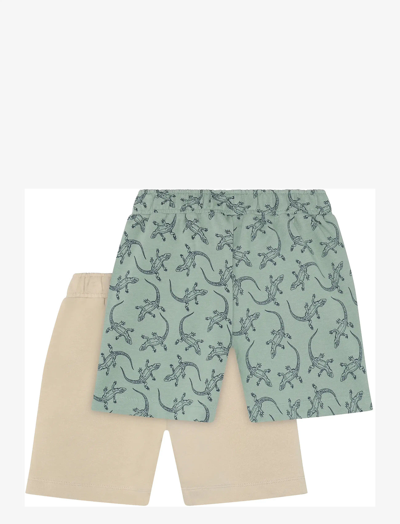 Minymo - Shorts Sweat 2-Pack - suvised sooduspakkumised - lily pad - 1