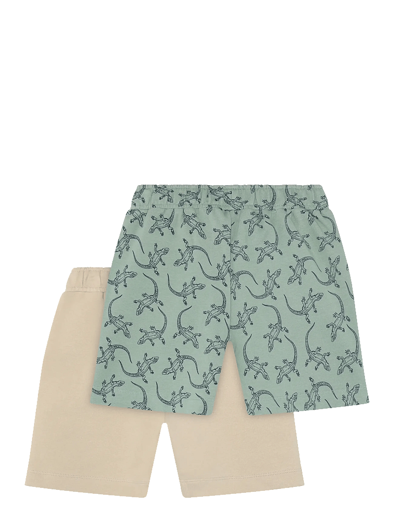 Minymo - Shorts Sweat 2-Pack - casual shorts - lily pad - 1