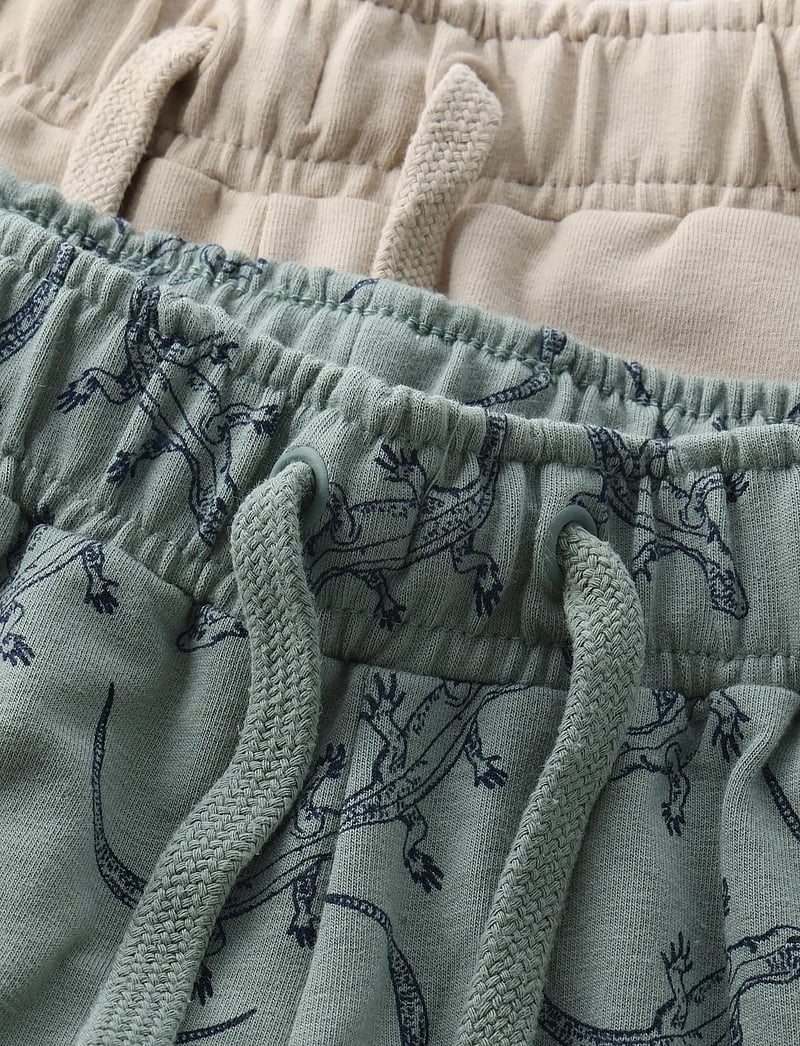 Minymo - Shorts Sweat 2-Pack - casual shorts - lily pad - 4