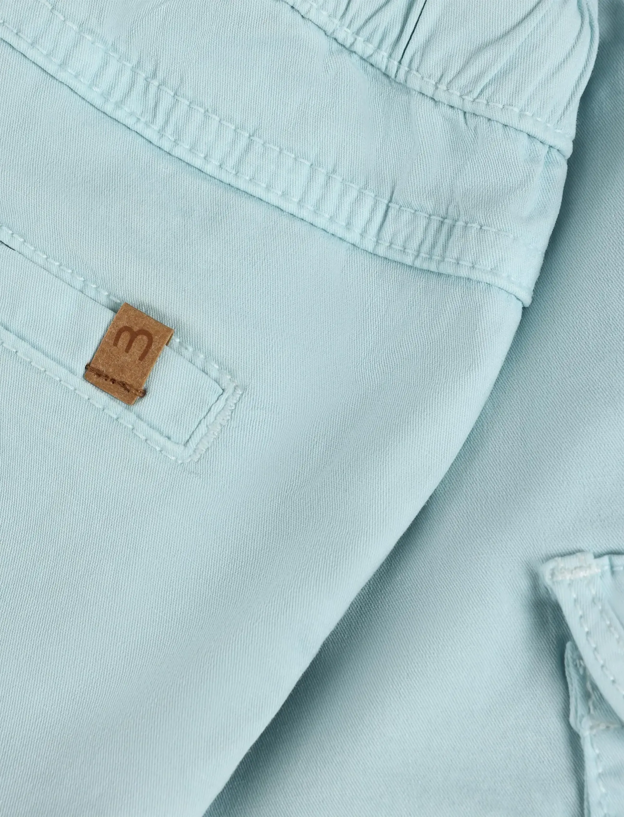 Minymo - Shorts Twill - sommarfynd - aqua-esque - 2