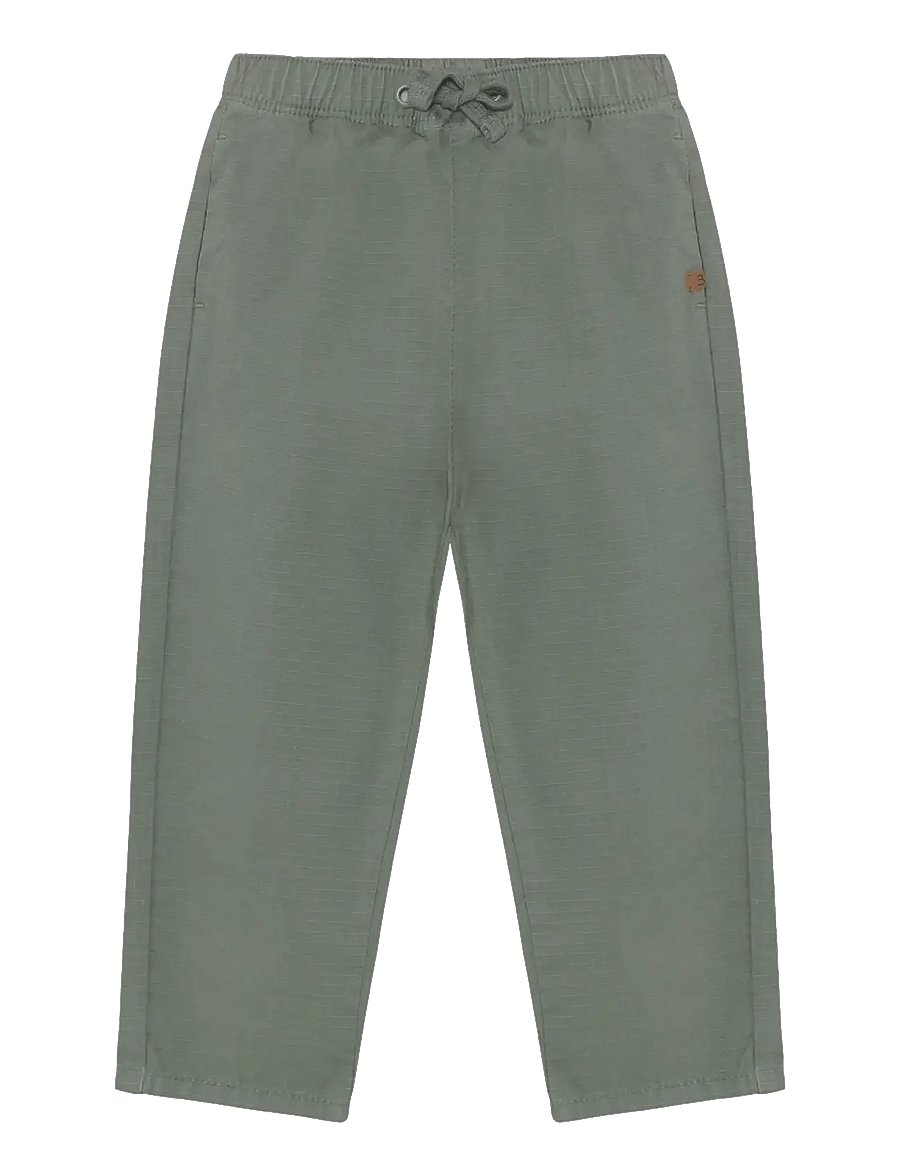 Minymo - Pants Ribstop - baby trousers - lily pad - 1