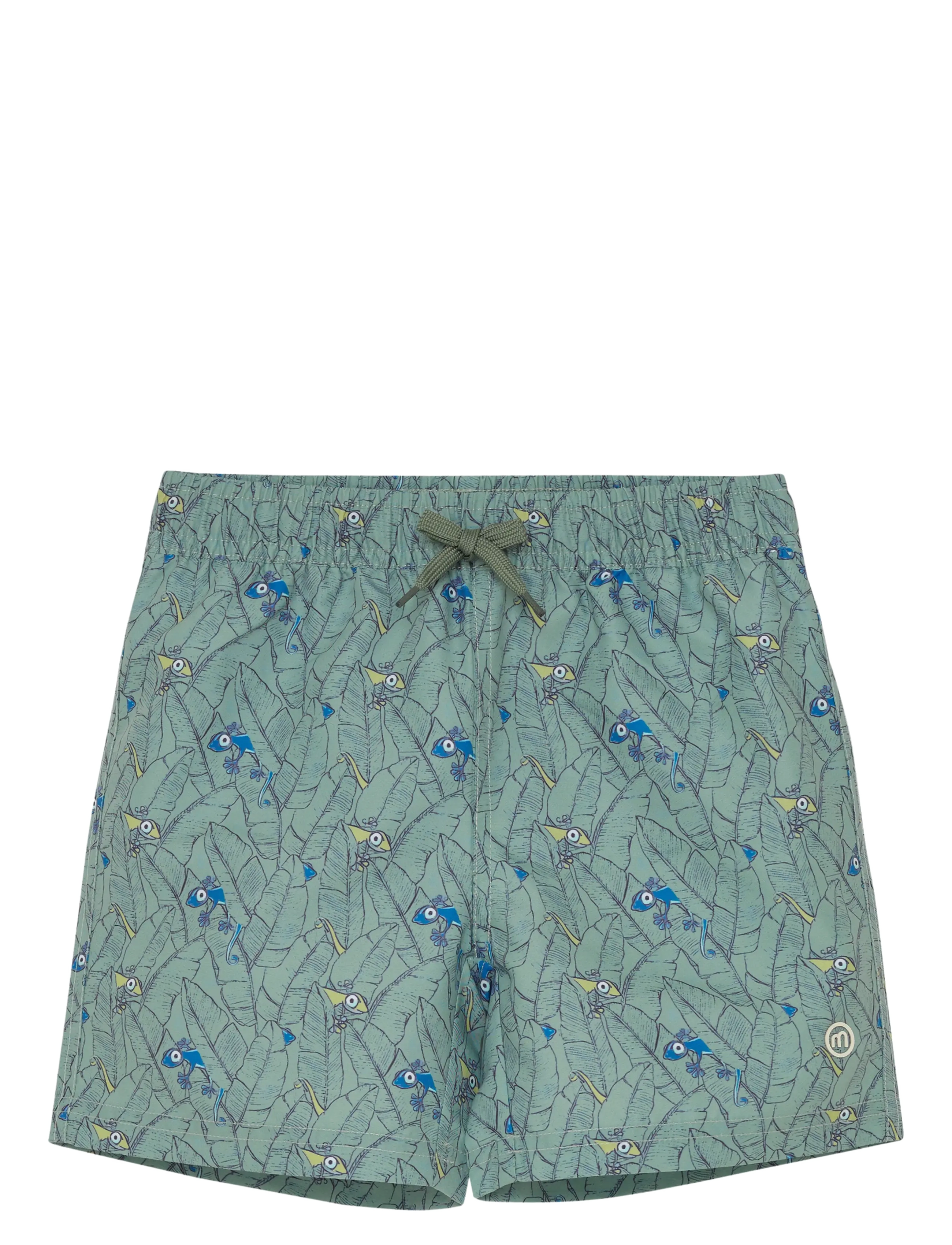 Minymo Swim shorts AOP - Minymo - LILY PAD / green
