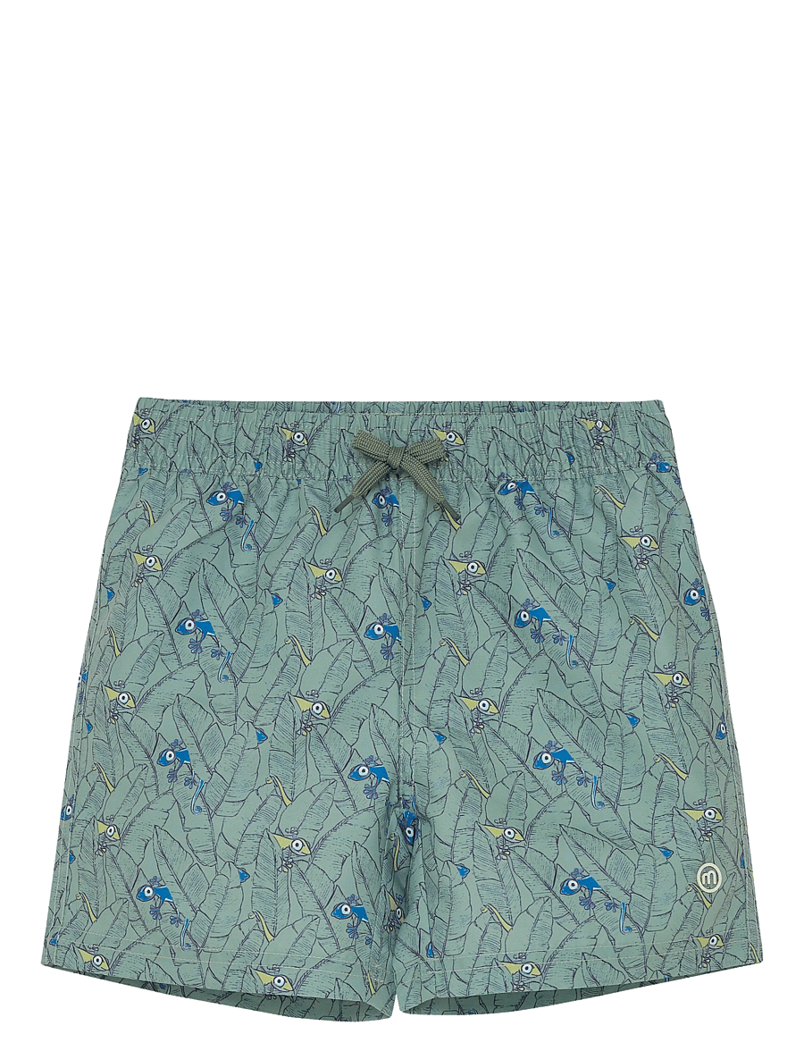 Minymo - Swim shorts AOP - badshorts - lily pad - 0