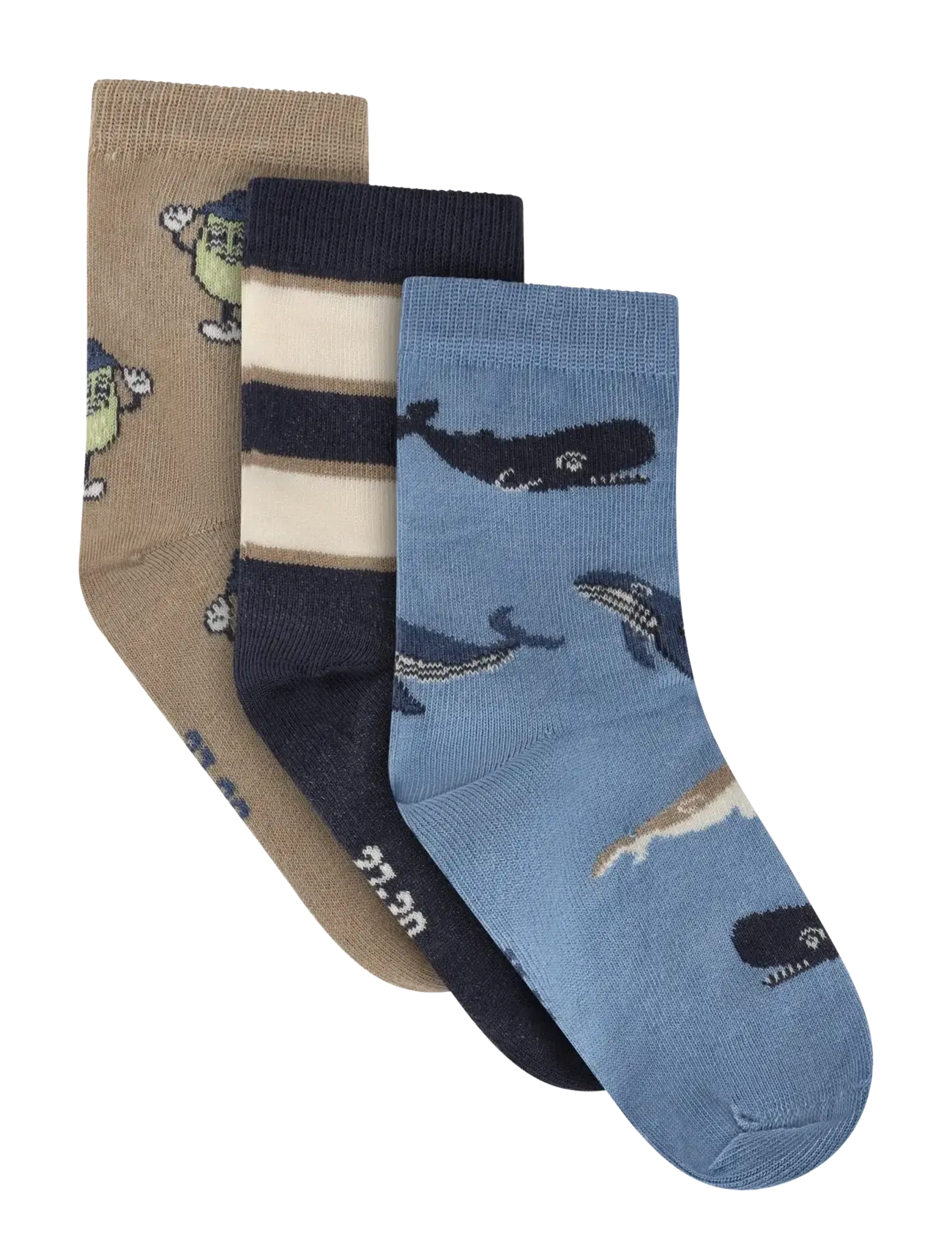 Minymo 3-Pack Socks - Strømper & Strømpebukser - POLARIS STAR / blue