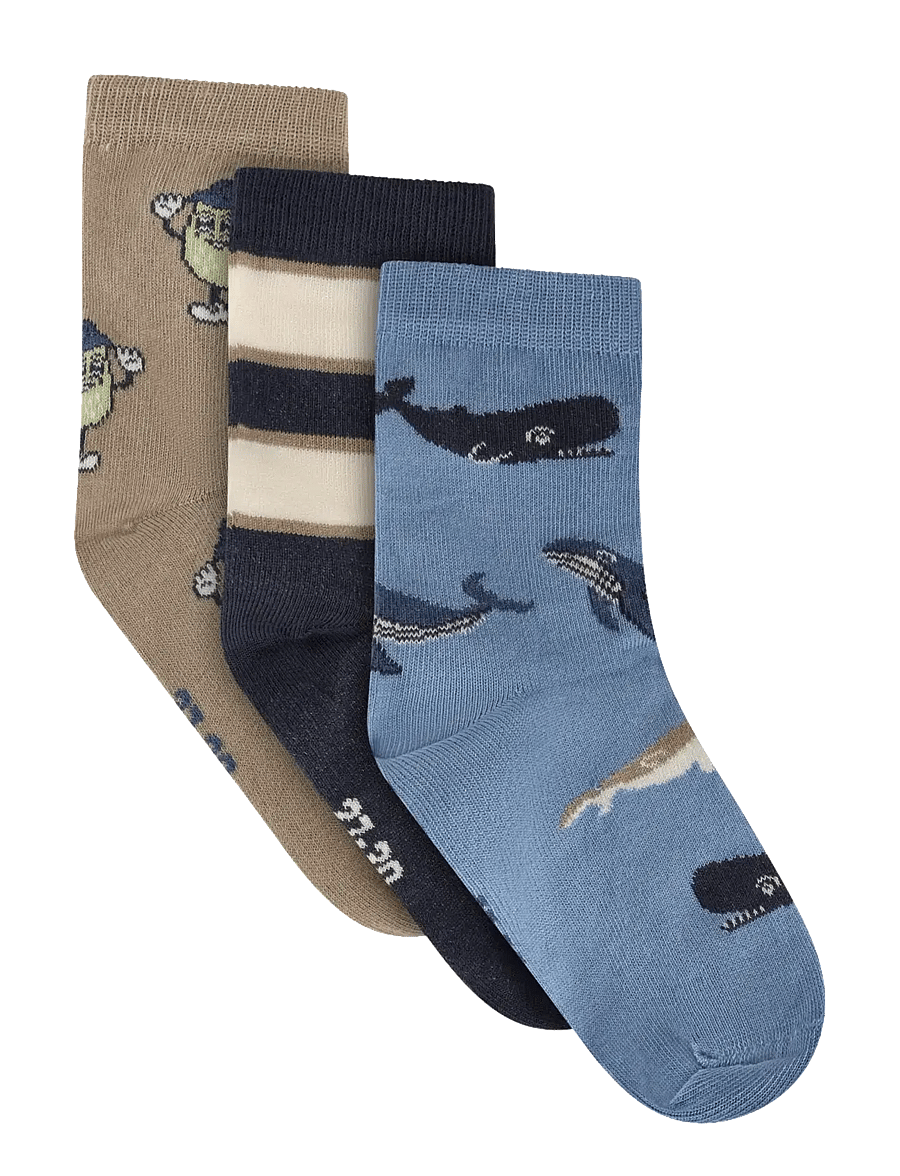 Minymo - 3-Pack Socks - socks - polaris star - 0