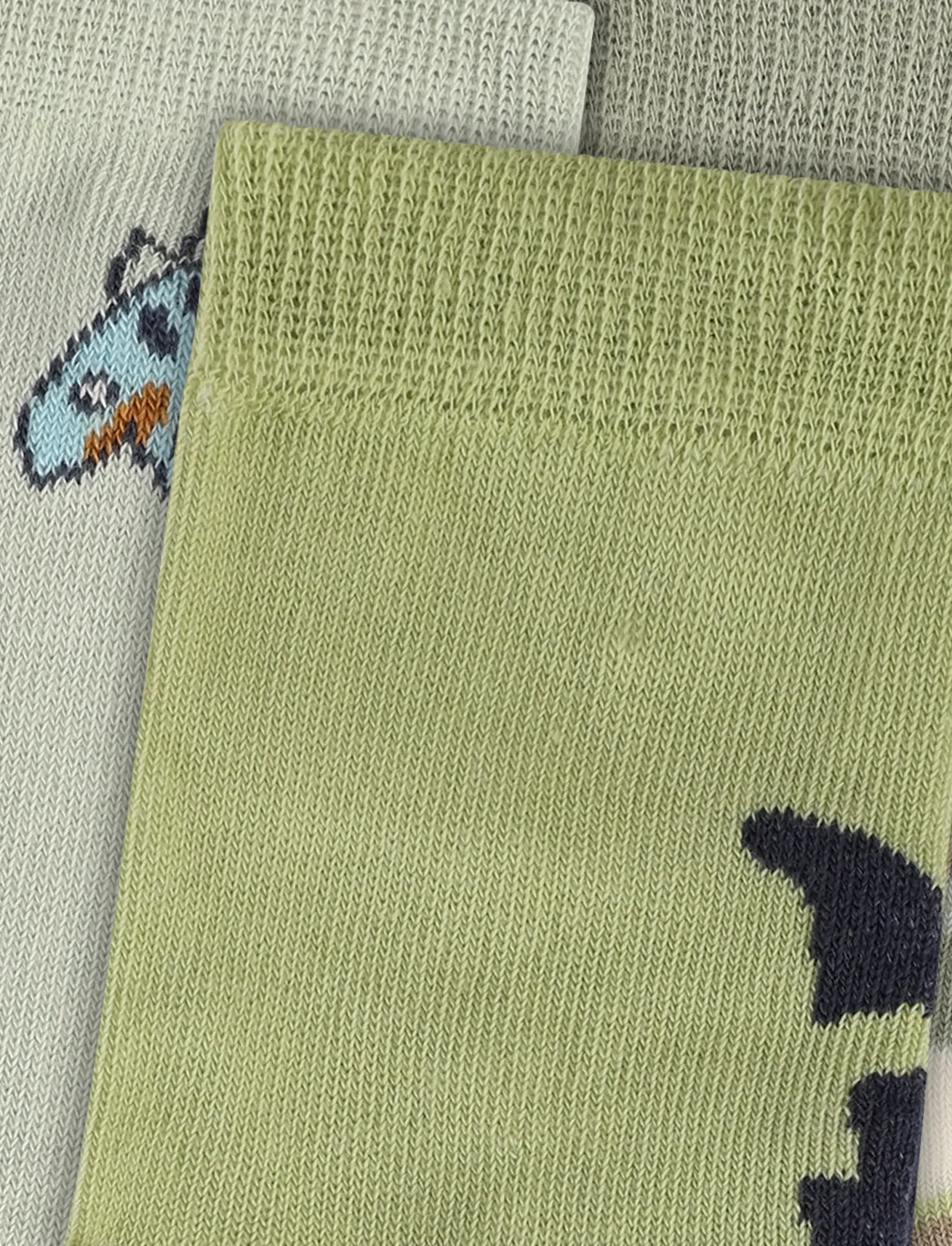 Minymo - 3-Pack Socks - letnie okazje - white jade - 4