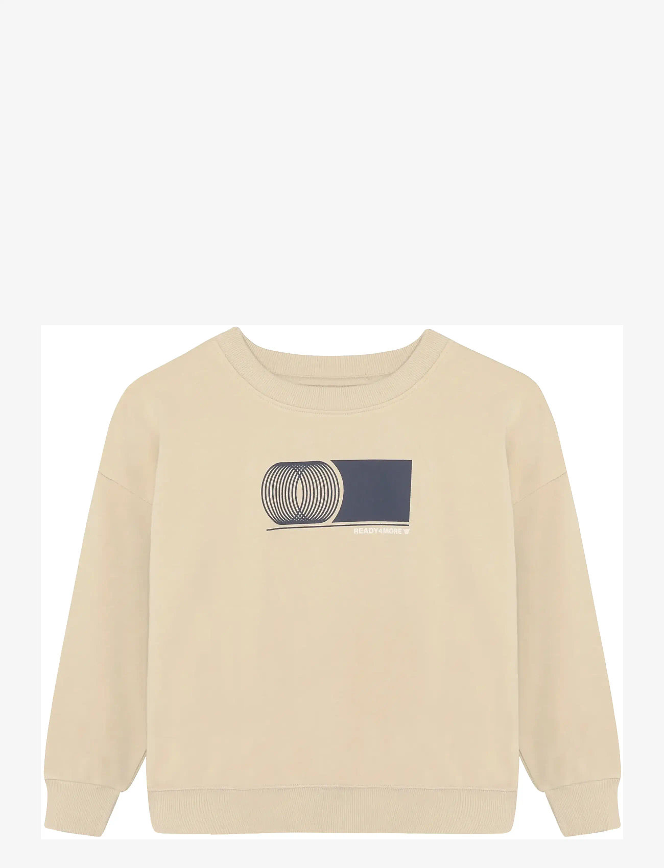 Minymo - Sweatshirt LS - sweatshirts - white pepper - 0