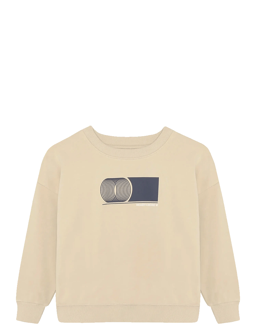 Minymo - Sweatshirt LS - sweatshirts - white pepper - 0