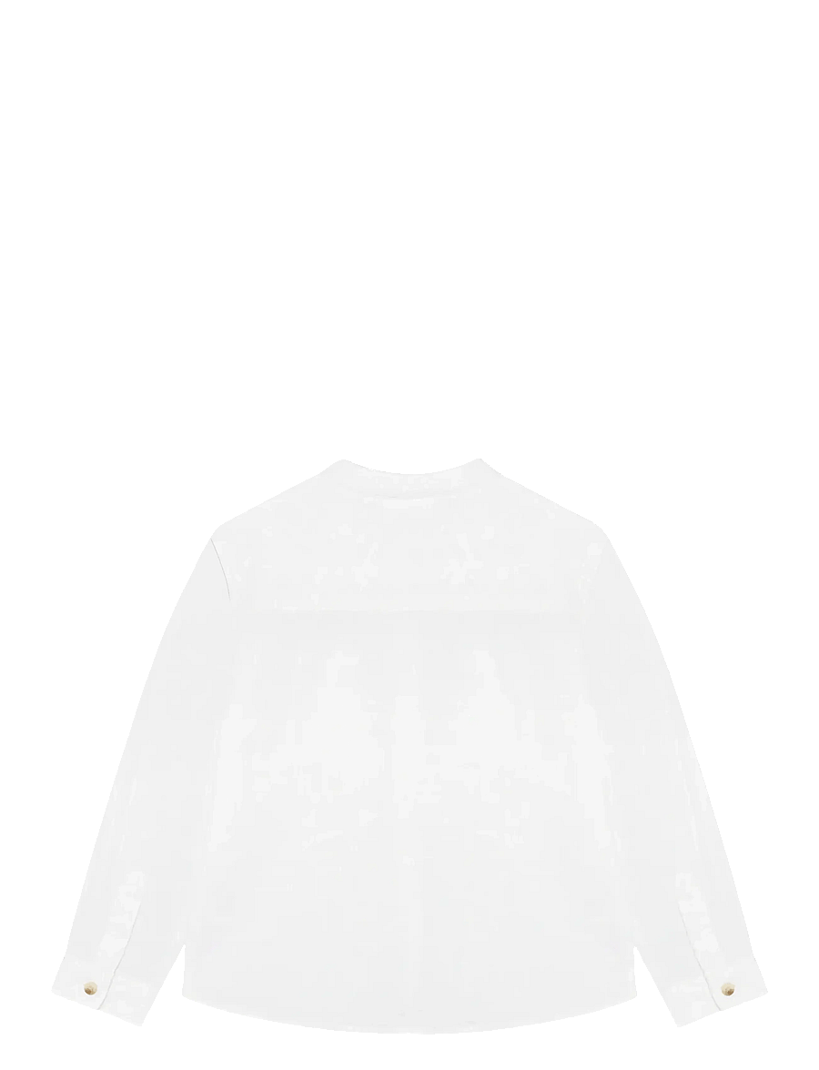 Minymo - Shirt LS - pikkade varrukatega särgid - bright white - 2