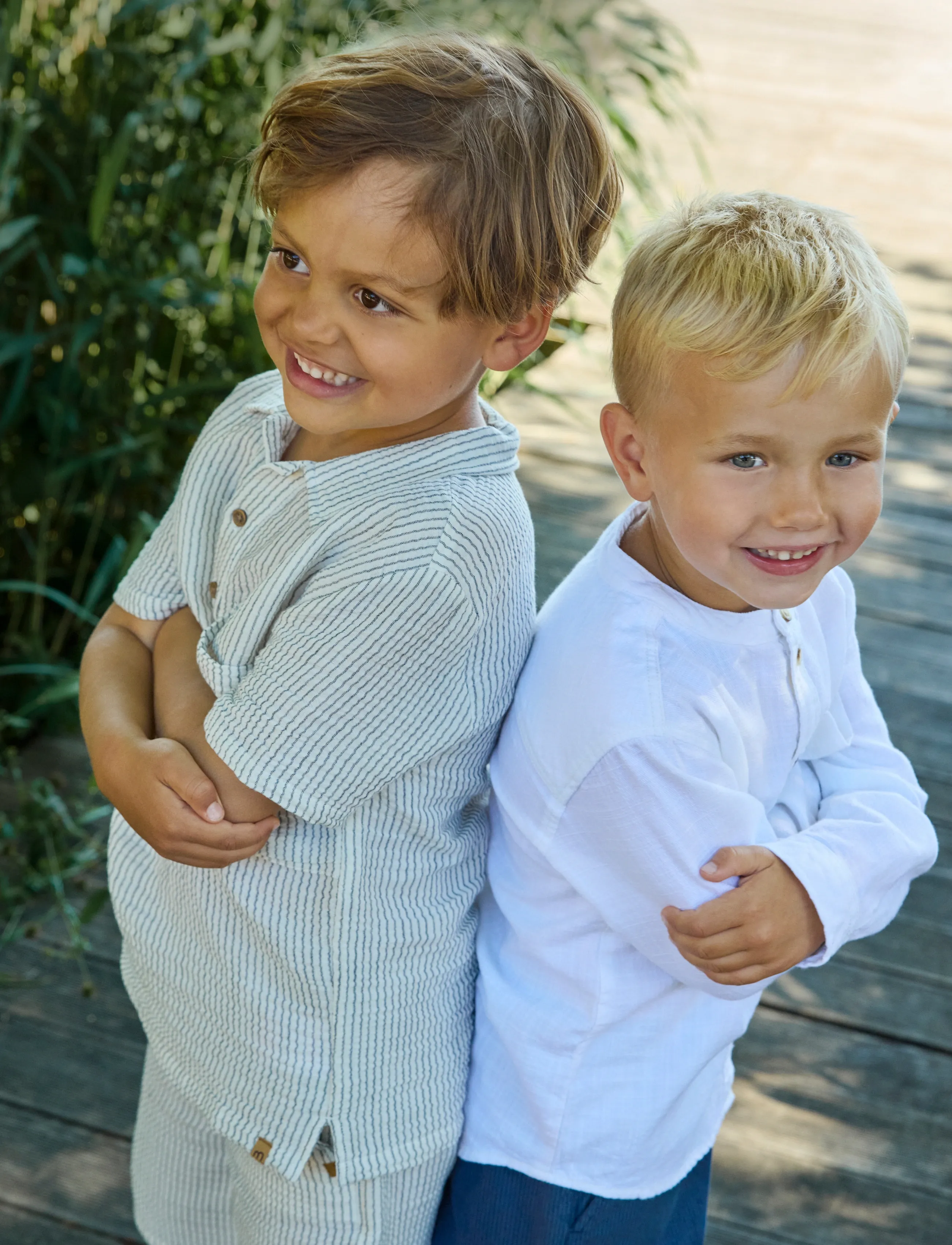 Minymo Shirt LS - Shirts - BRIGHT WHITE / white