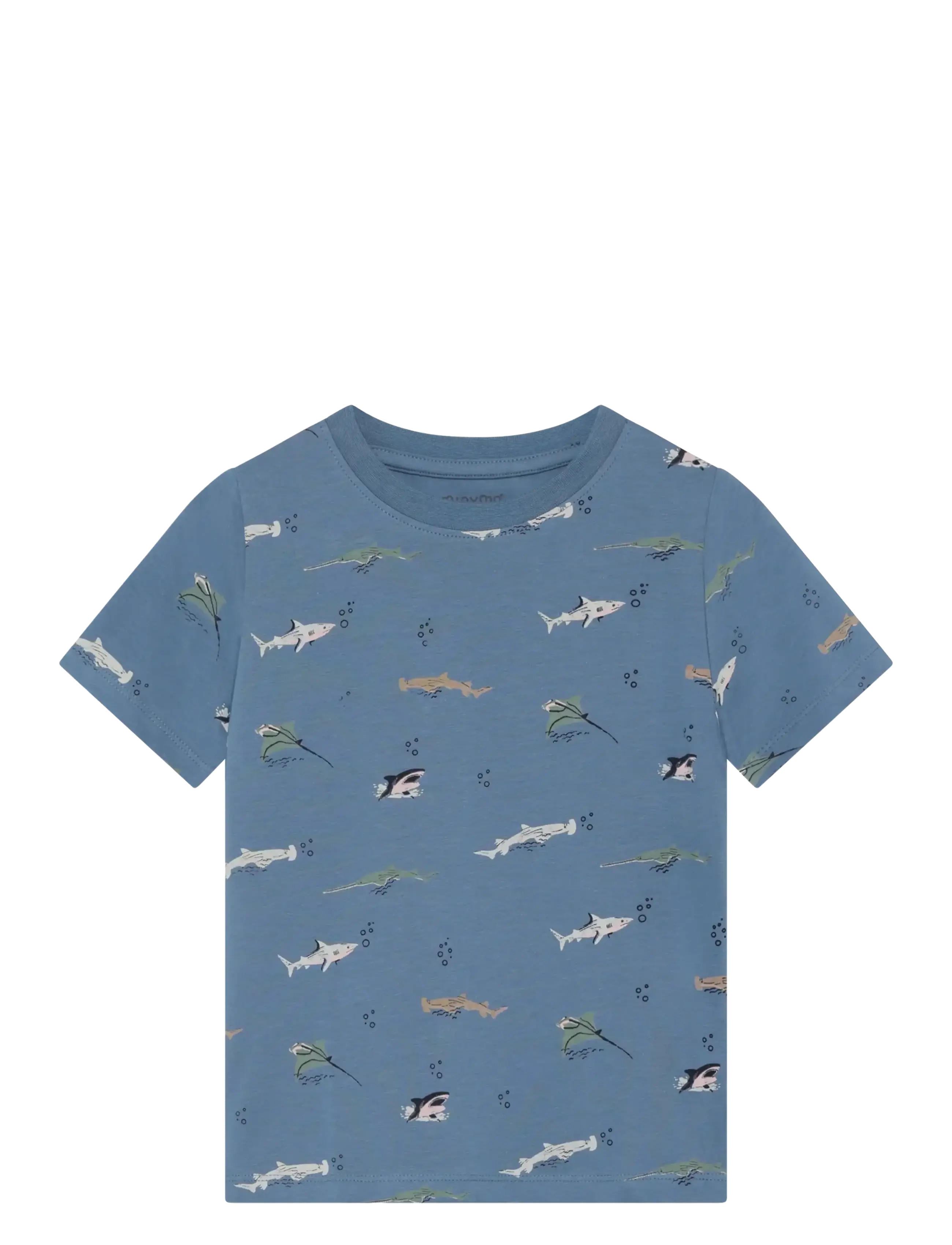 Minymo - T-shirt+Short Set AOP - lühikeste varrukatega t-särkide komplektid - blue shadow - 2