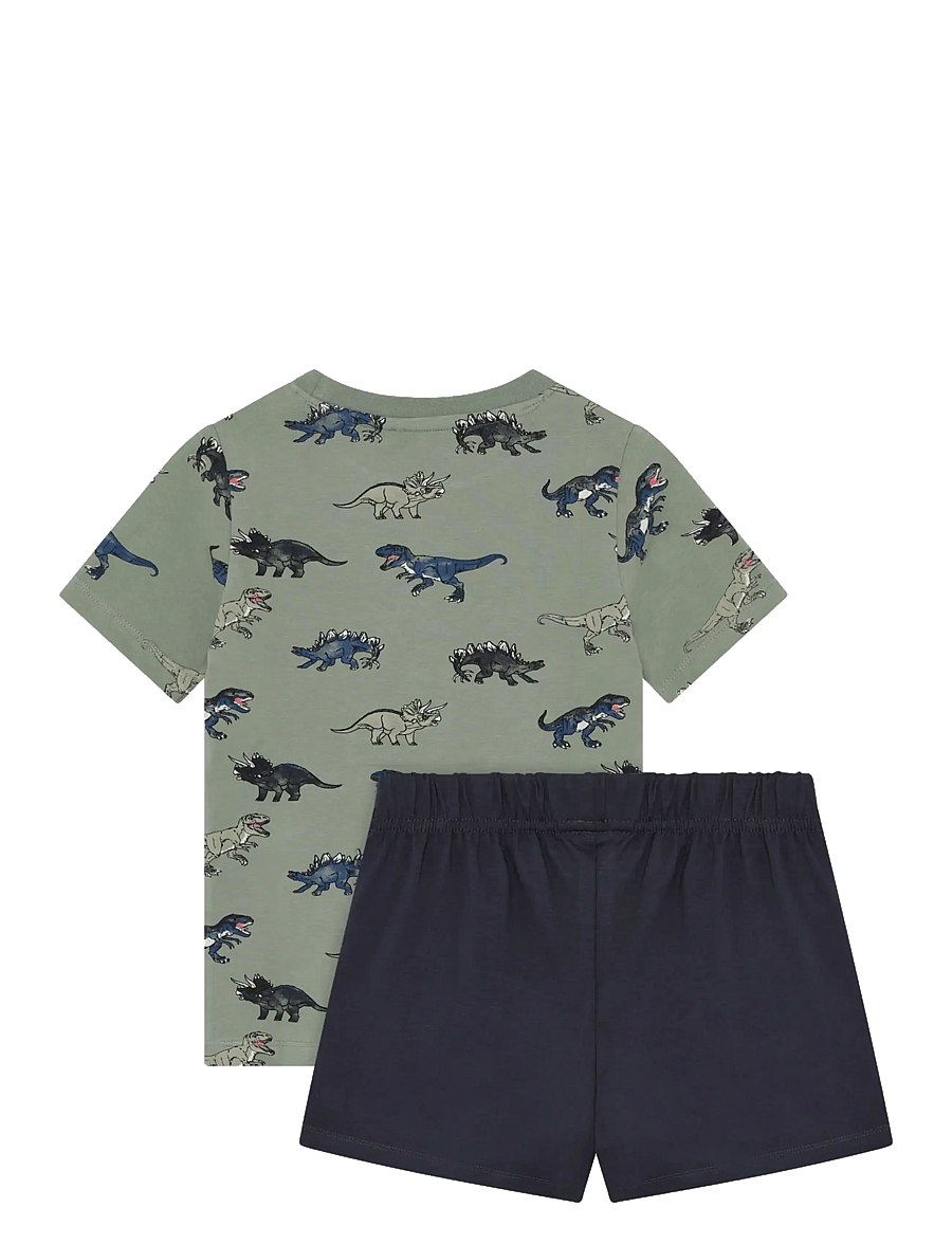 Minymo - T-shirt+Short Set AOP - lühikeste varrukatega t-särkide komplektid - lily pad - 1
