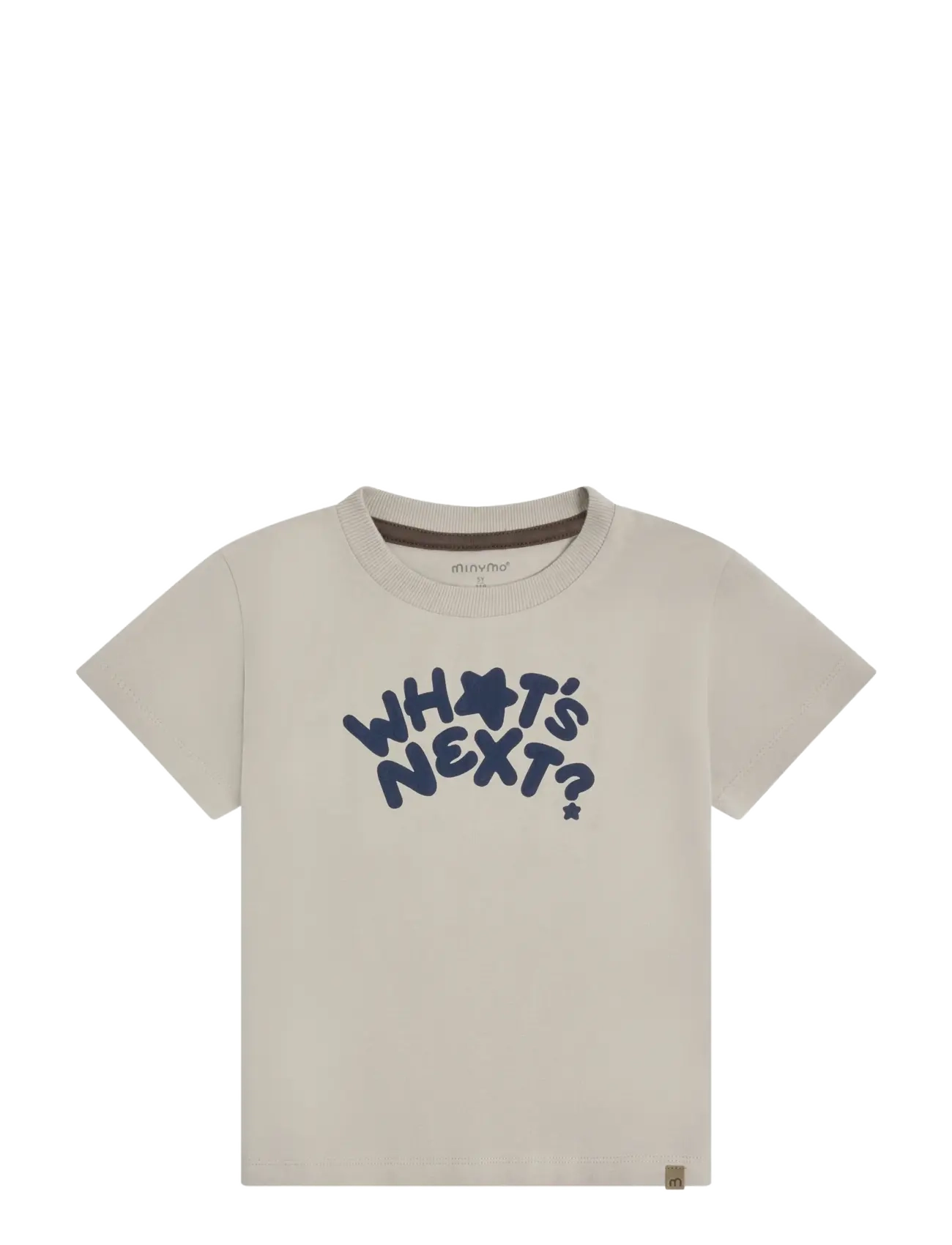 Minymo T-shirt SS - Minymo - FEATHER GRAY / grey