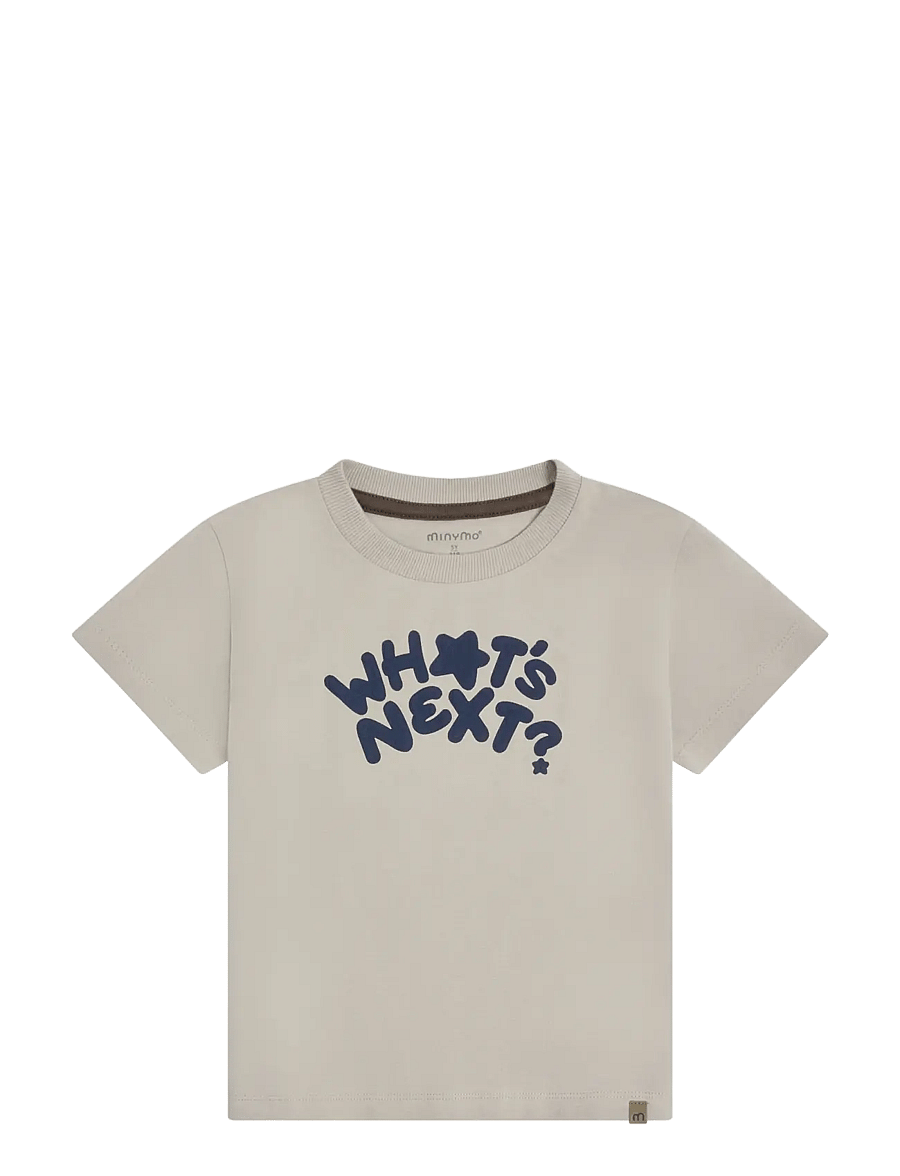 Minymo - T-shirt SS - kurzärmelige - feather gray - 1
