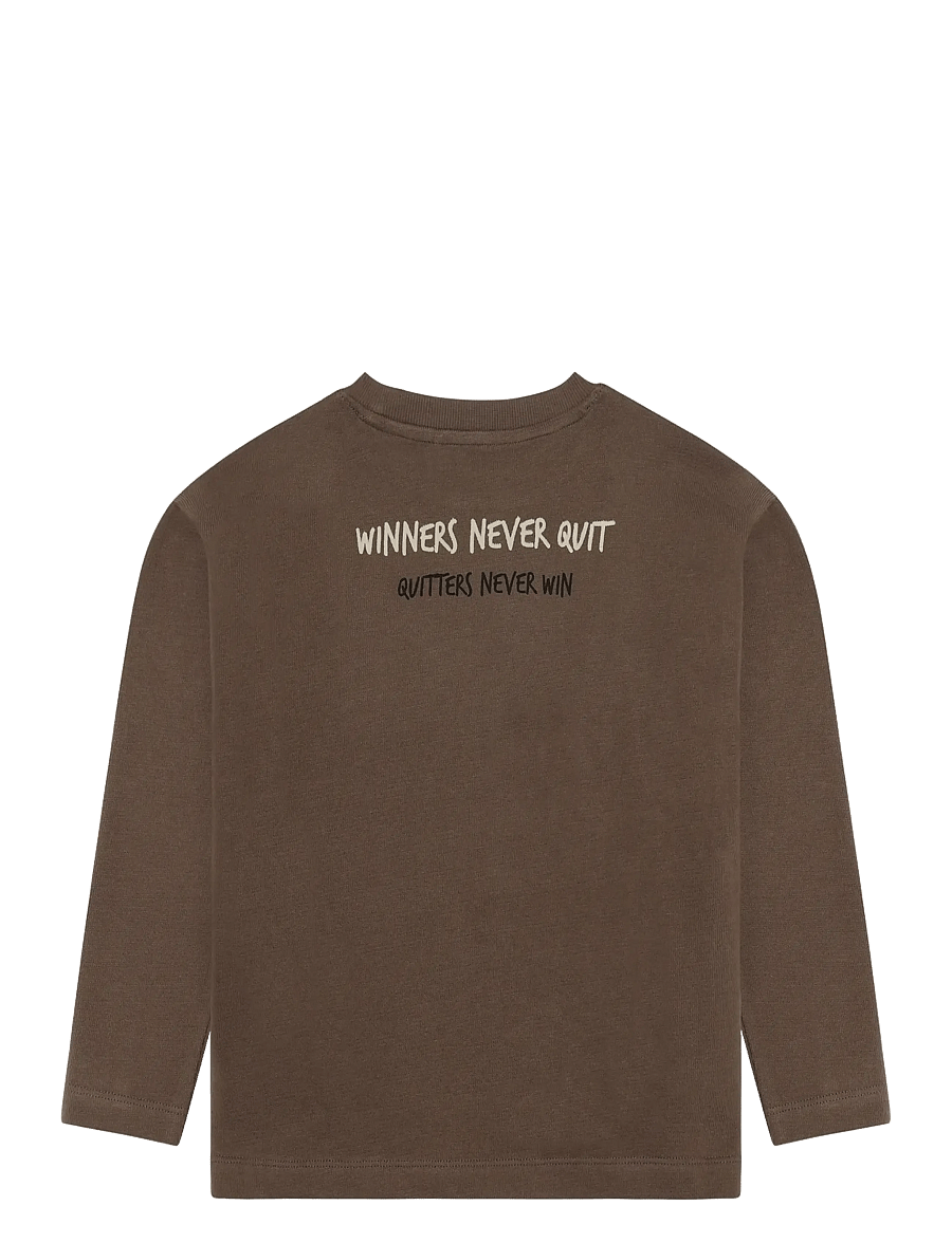 Minymo - T-shirt LS - langärmelig - chocolate chip - 2