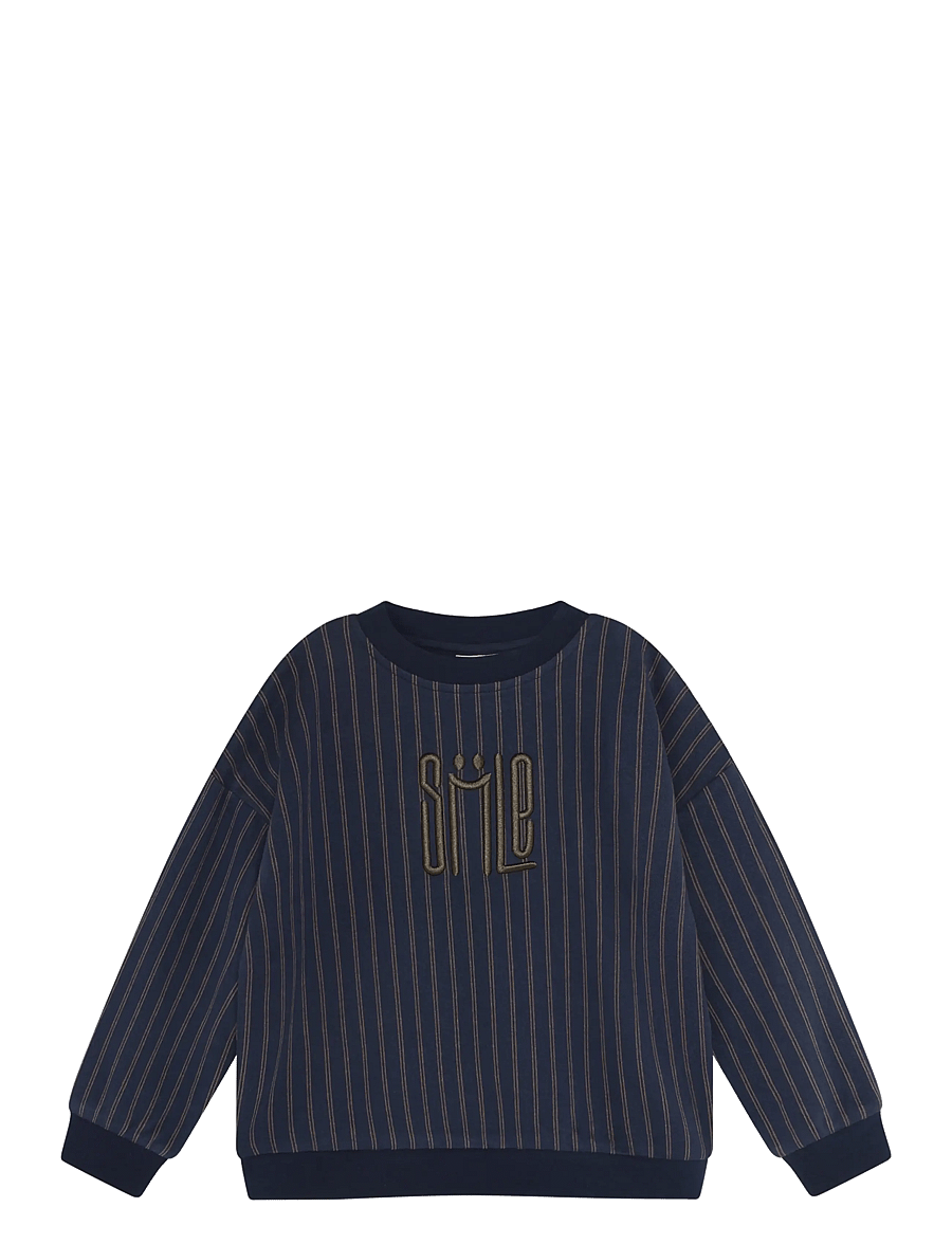 Minymo - Sweatshirt LS Y/D - sweatshirts - dark sapphire - 1
