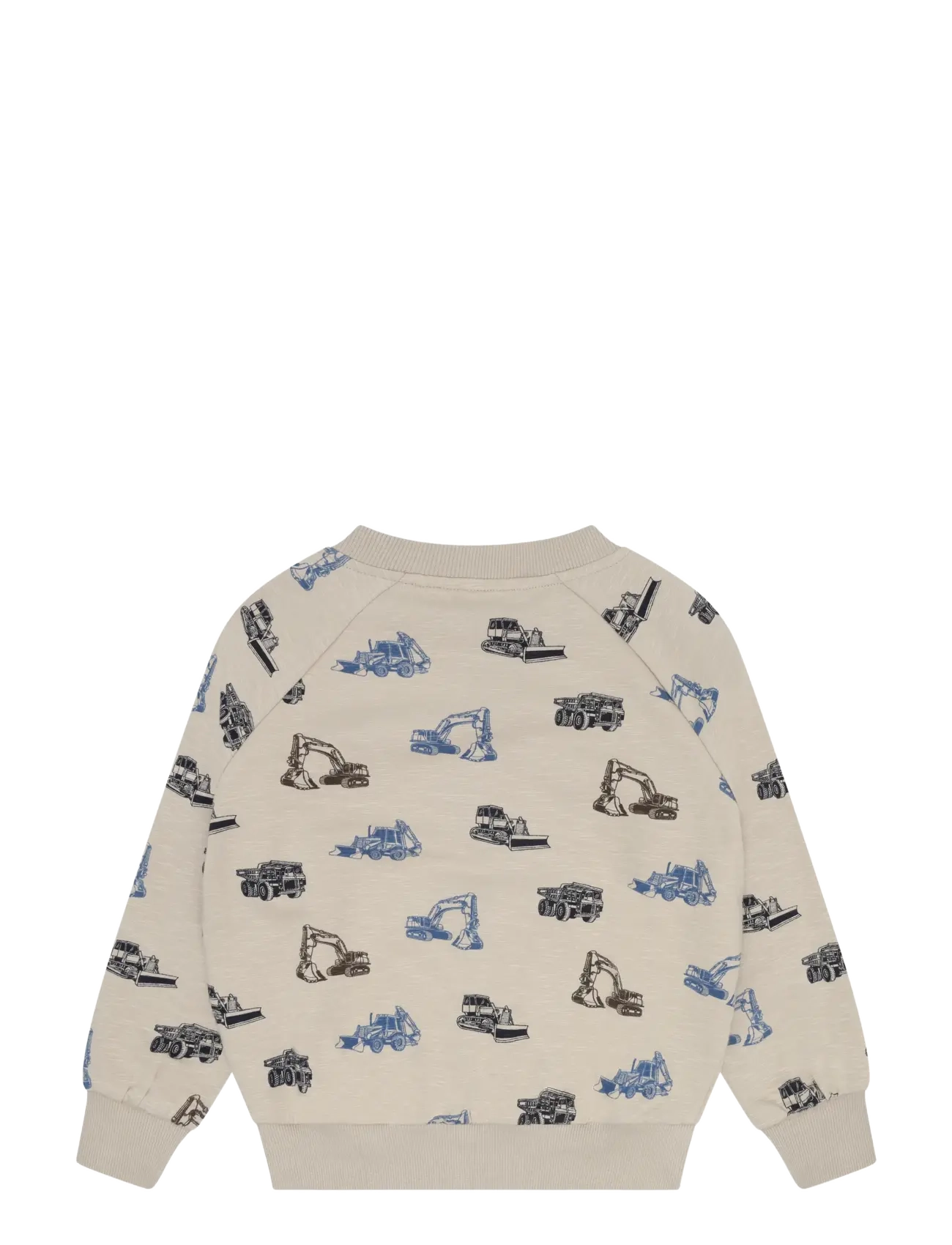 Minymo - Sweatshirt LS AOP - sweatshirts - feather gray - 1
