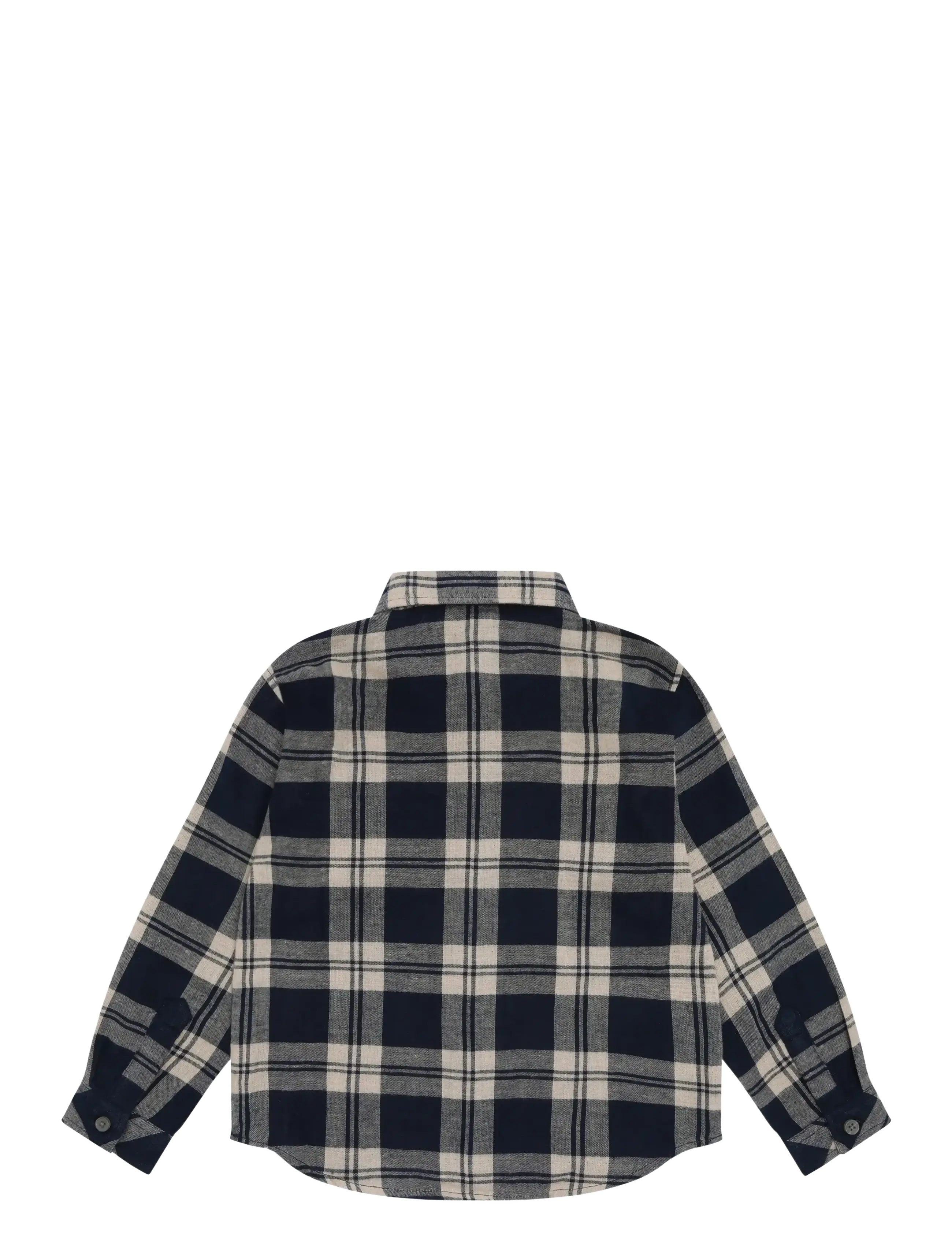 Minymo - Shirt LS Check - dark sapphire - 2