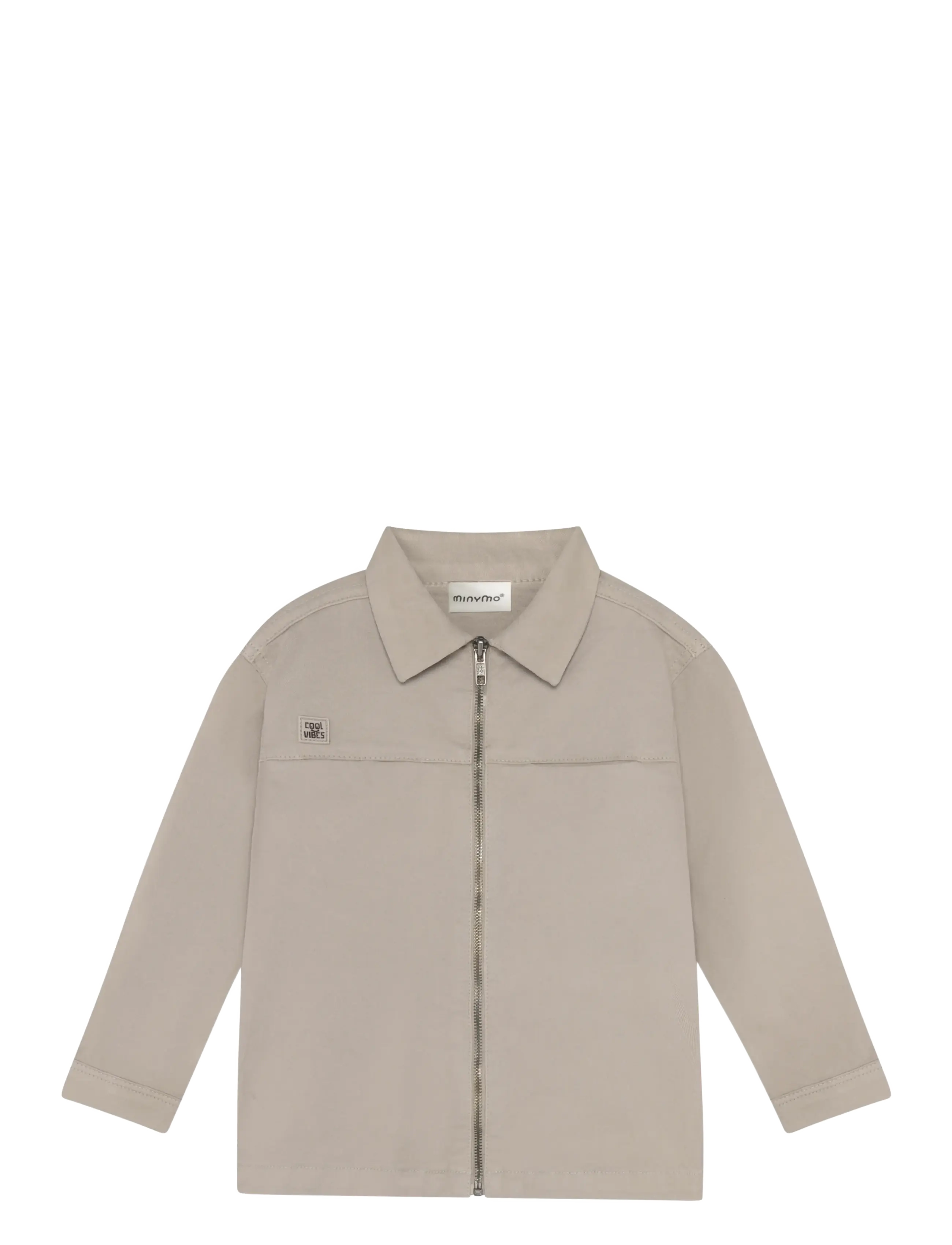 Minymo Shirt LS Twill - Hemden - FEATHER GRAY / grey