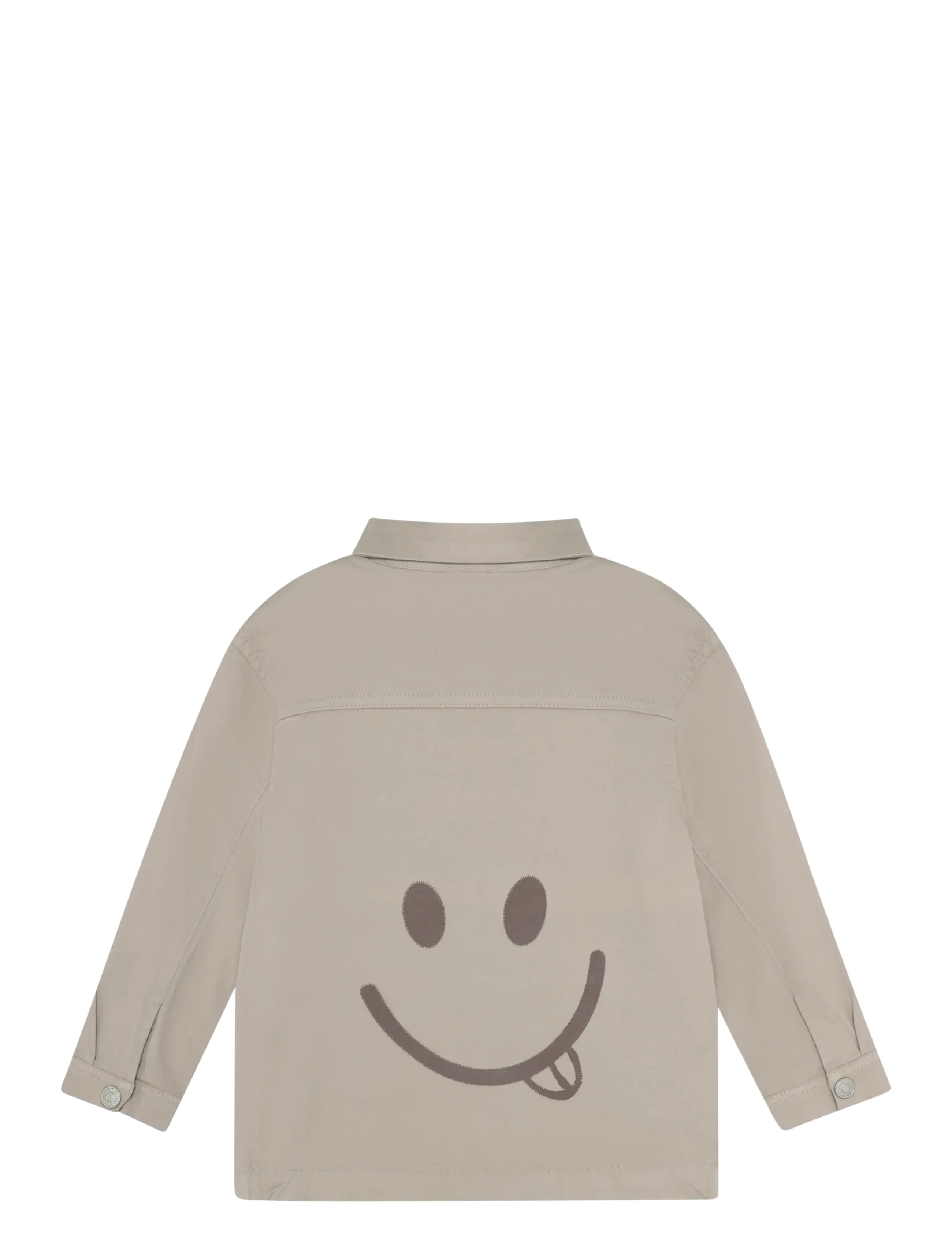 Minymo - Shirt LS Twill - langærmede skjorter - feather gray - 1