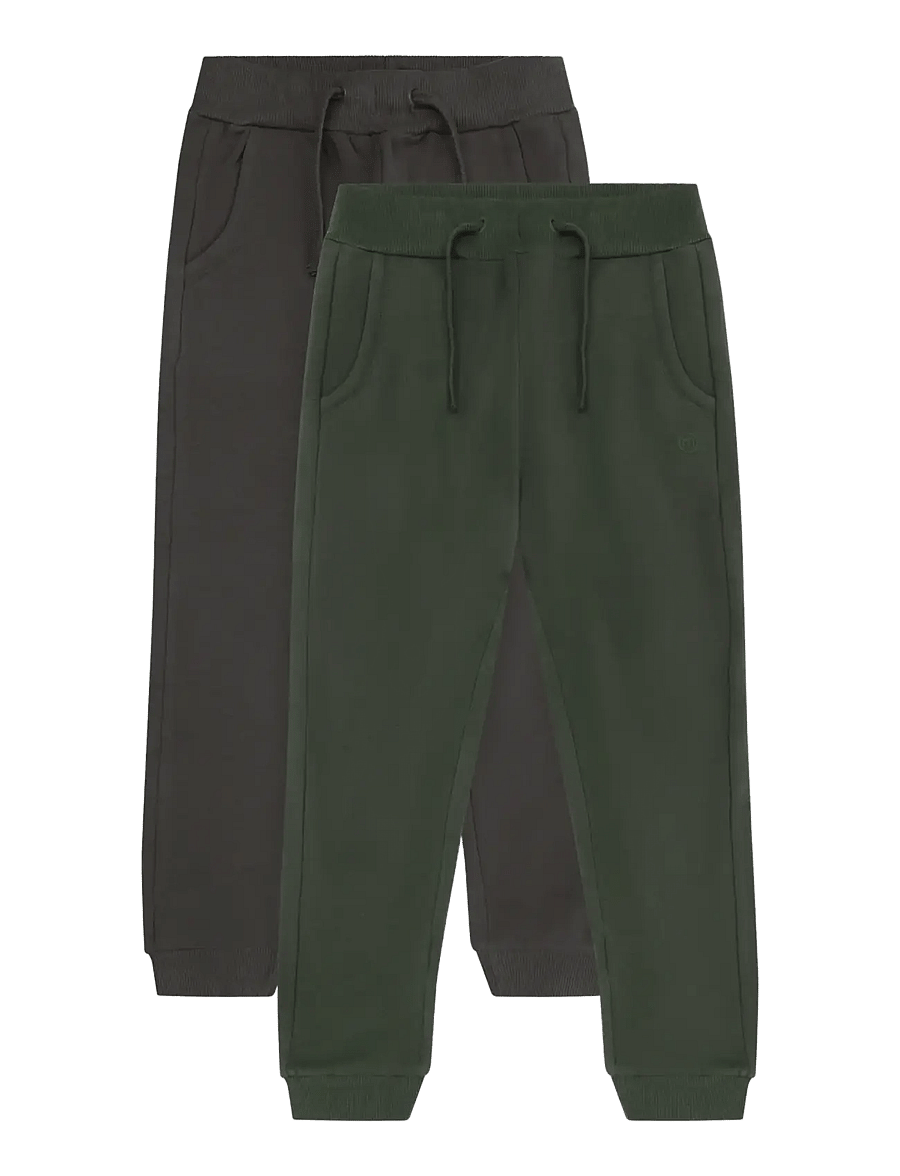 Minymo - Pants Sweat 2-Pack - hosen-multipack - beetle - 0