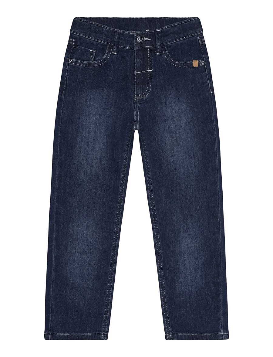 Minymo - Pants Sweat Denim - Įprasto kirpimo džinsai - dark sapphire - 0