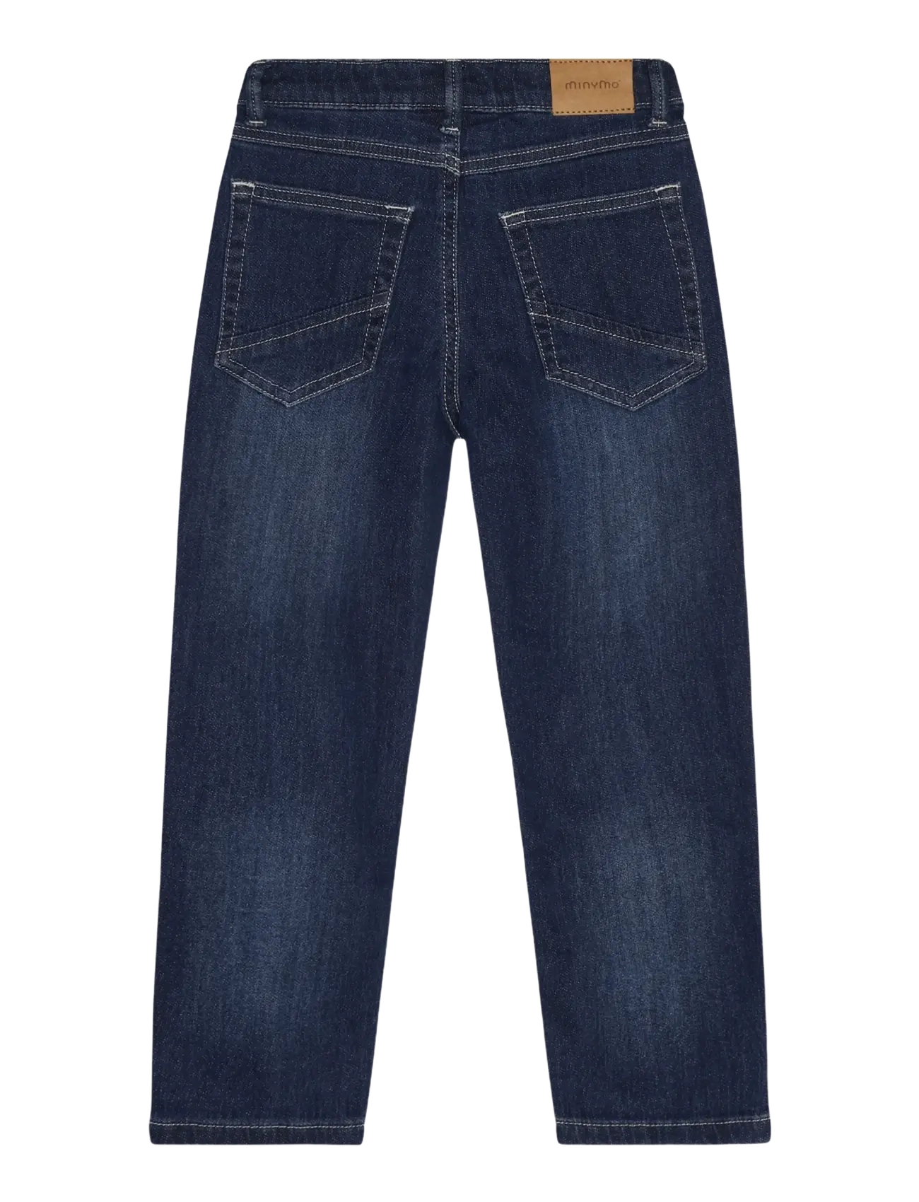 Minymo - Pants Sweat Denim - regular jeans - dark sapphire - 1