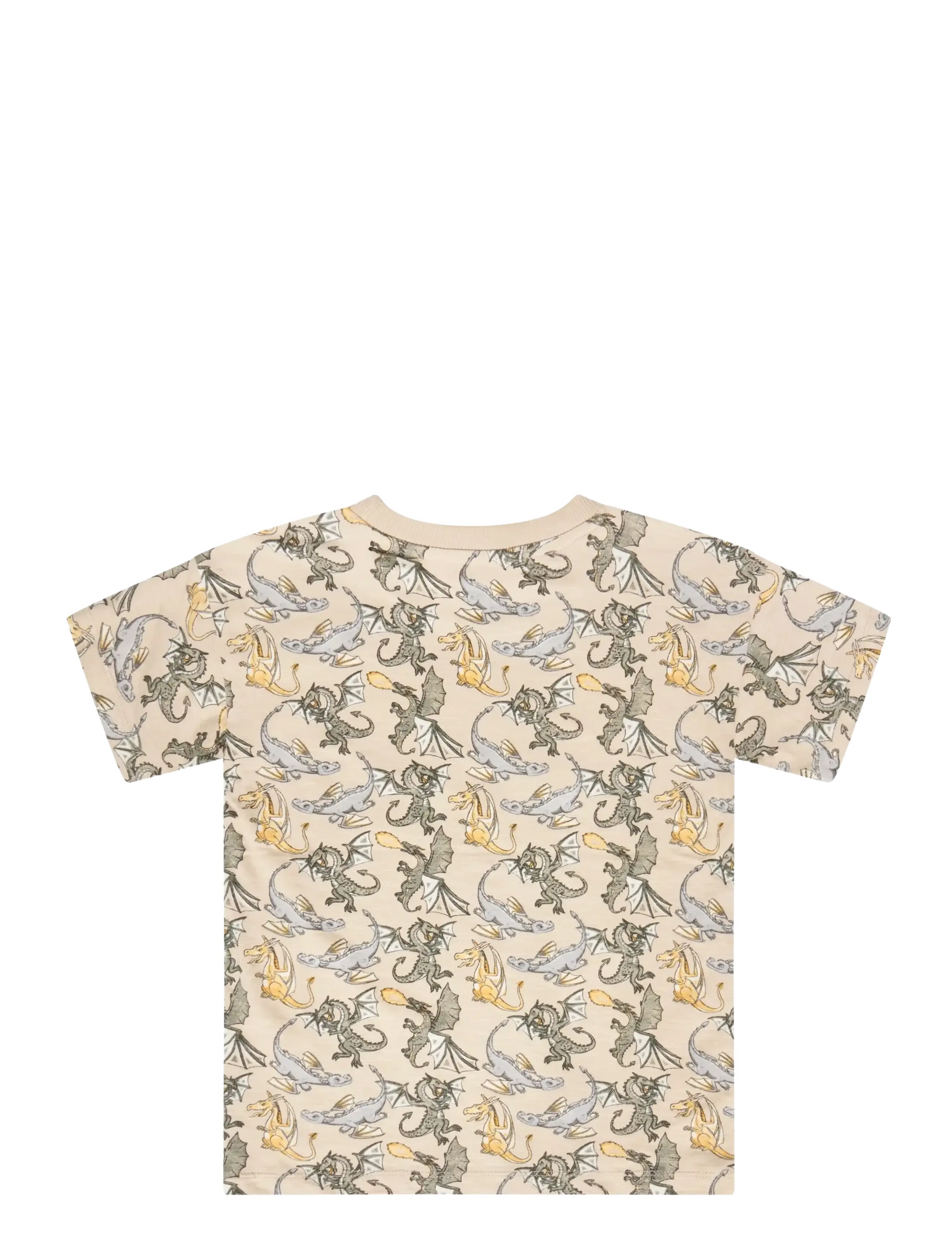 Minymo - T-shirt SS AOP - feather gray - 2