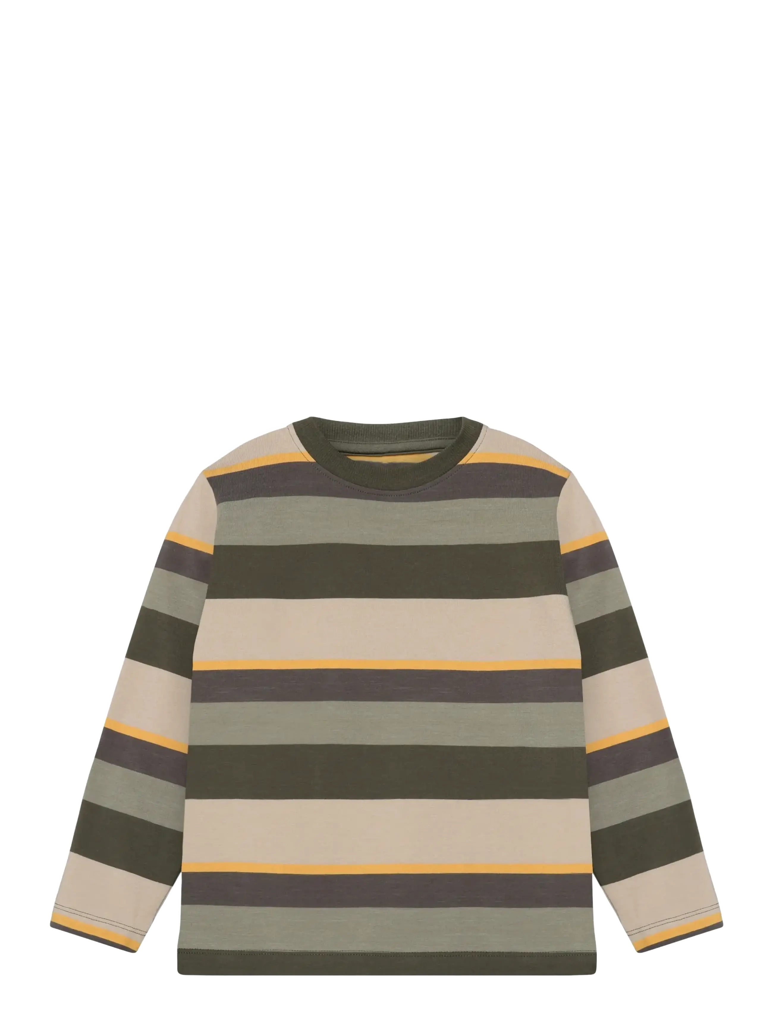 Minymo T-shirt LS Y/D - Minymo - BEETLE / khaki/green