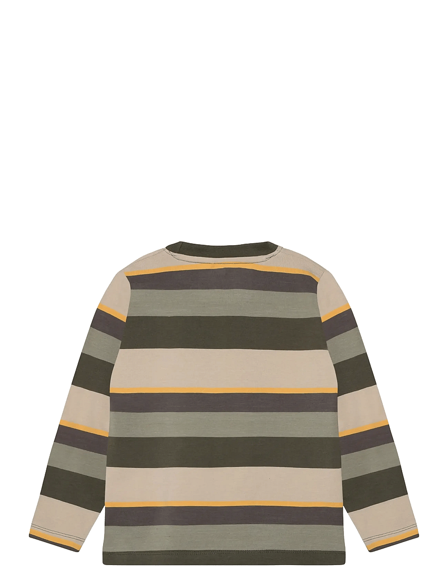 Minymo - T-shirt LS Y/D - långärmade t-shirts - beetle - 2