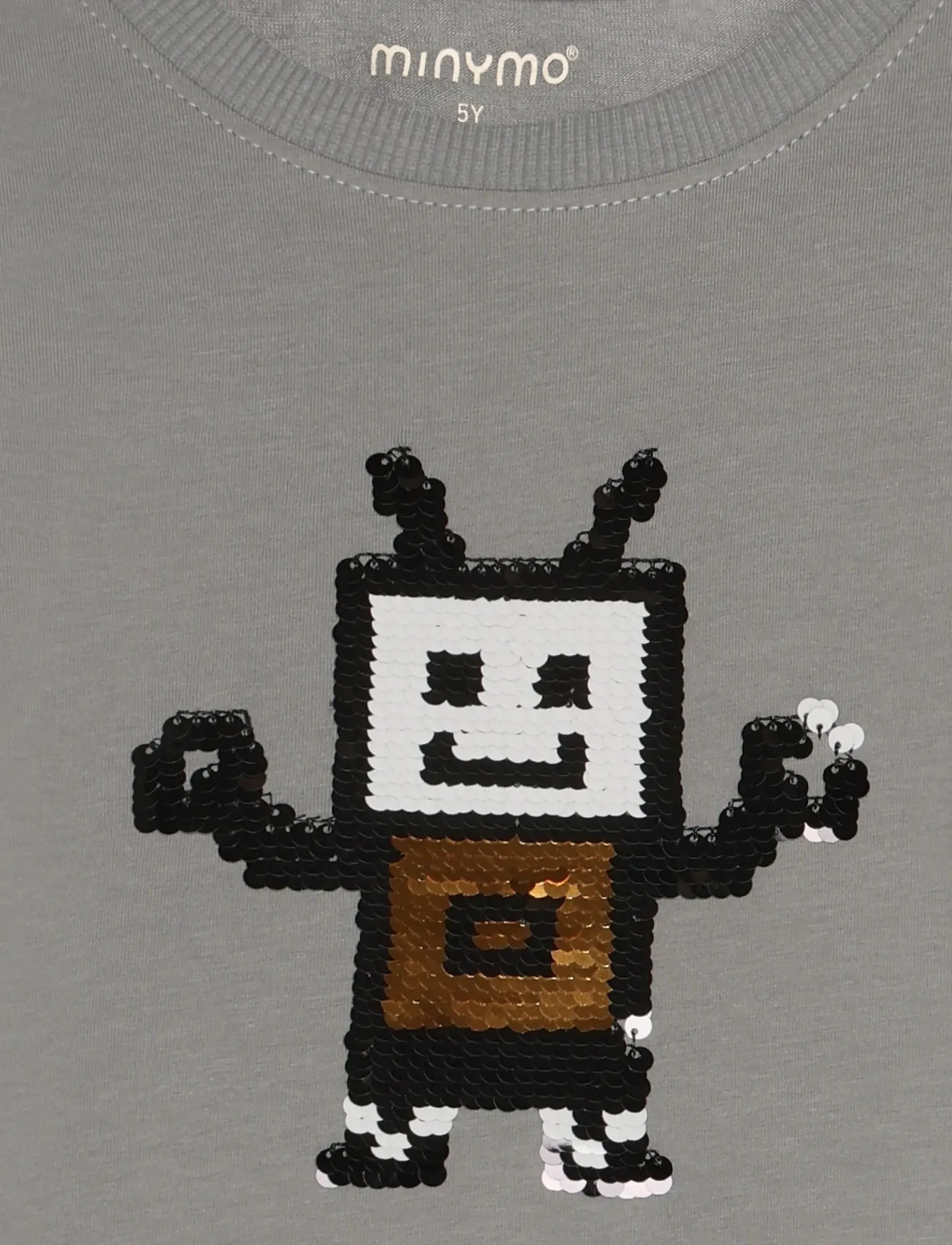 Minymo - T-shirt LS - profile gray - 2
