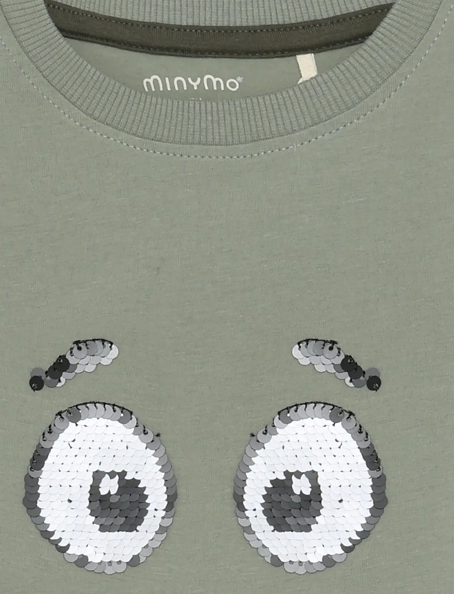 Minymo - T-shirt LS - långärmade t-shirts - shadow - 3
