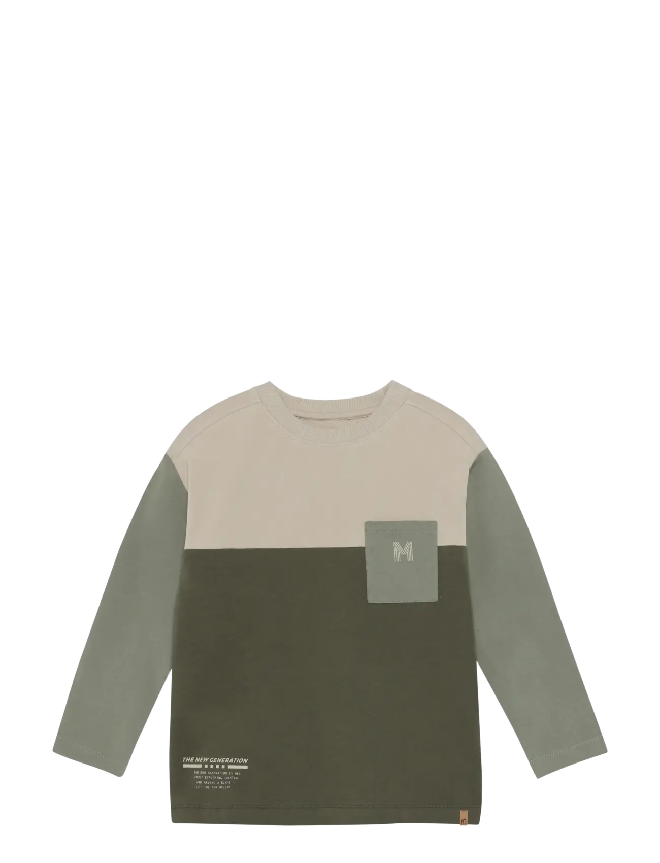 Minymo T-shirt LS - Minymo - BEETLE / khaki/green