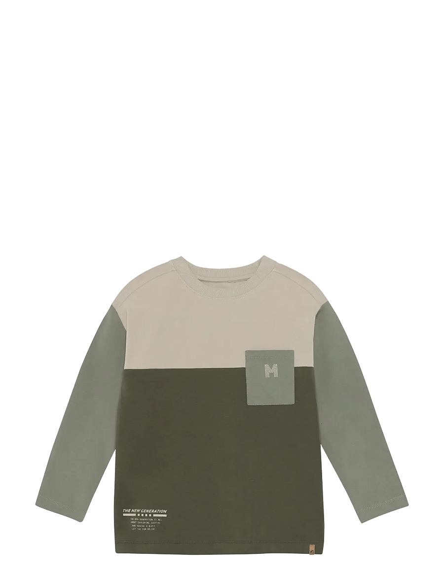 Minymo - T-shirt LS - langärmelig - beetle - 0