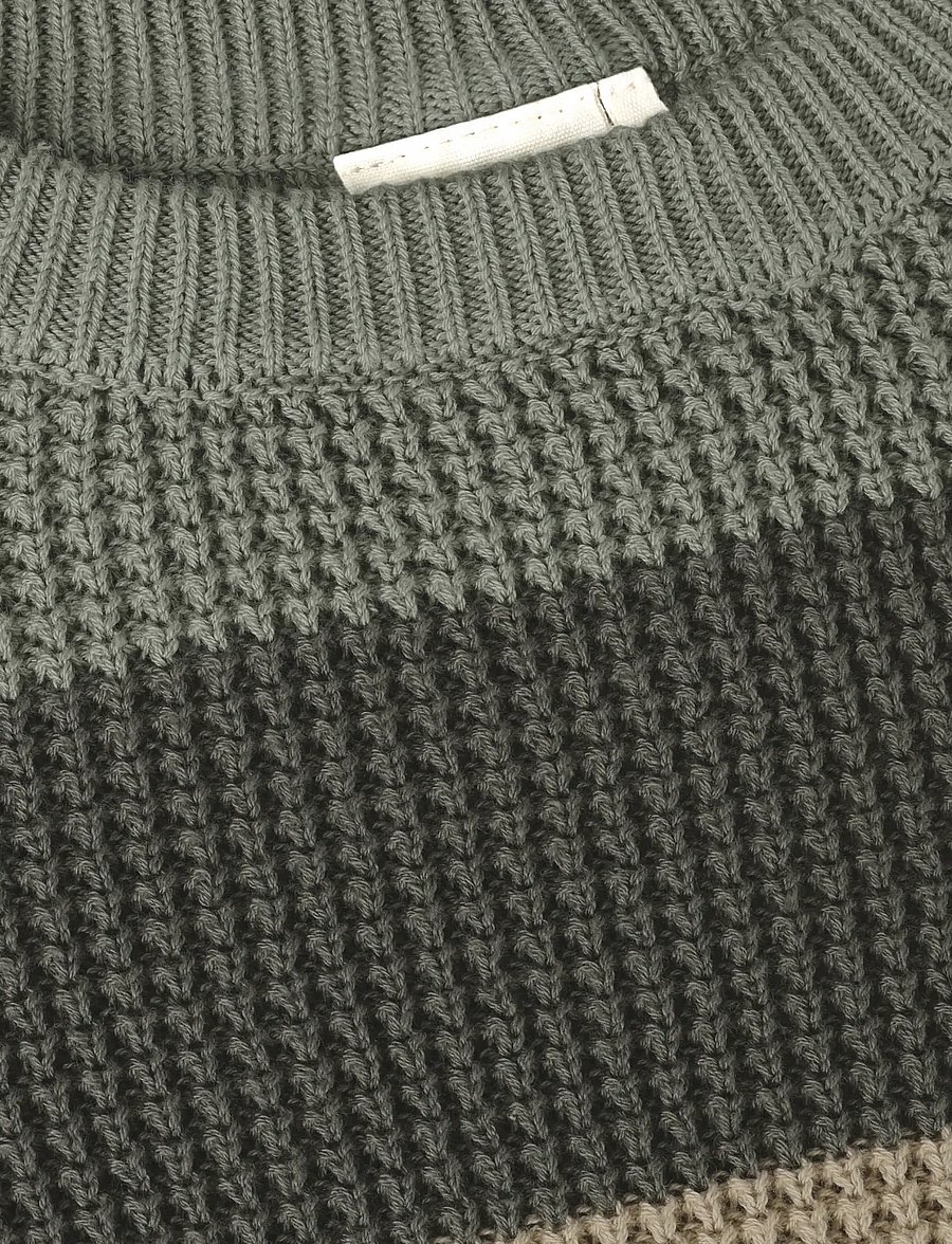 Minymo - Pullover LS Knit - trøjer - beetle - 2