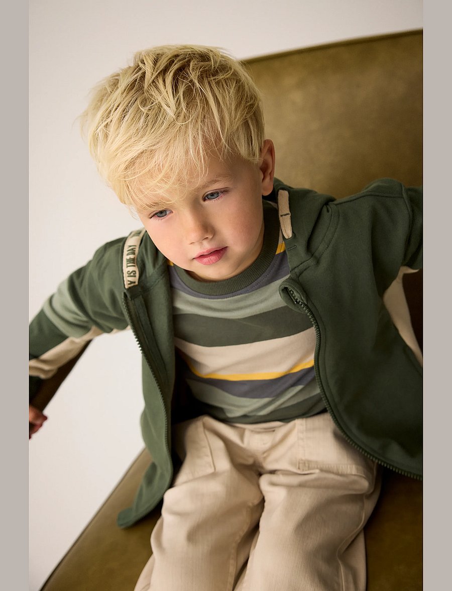 Minymo - Cardigan LS - leichte jacken - beetle - 0