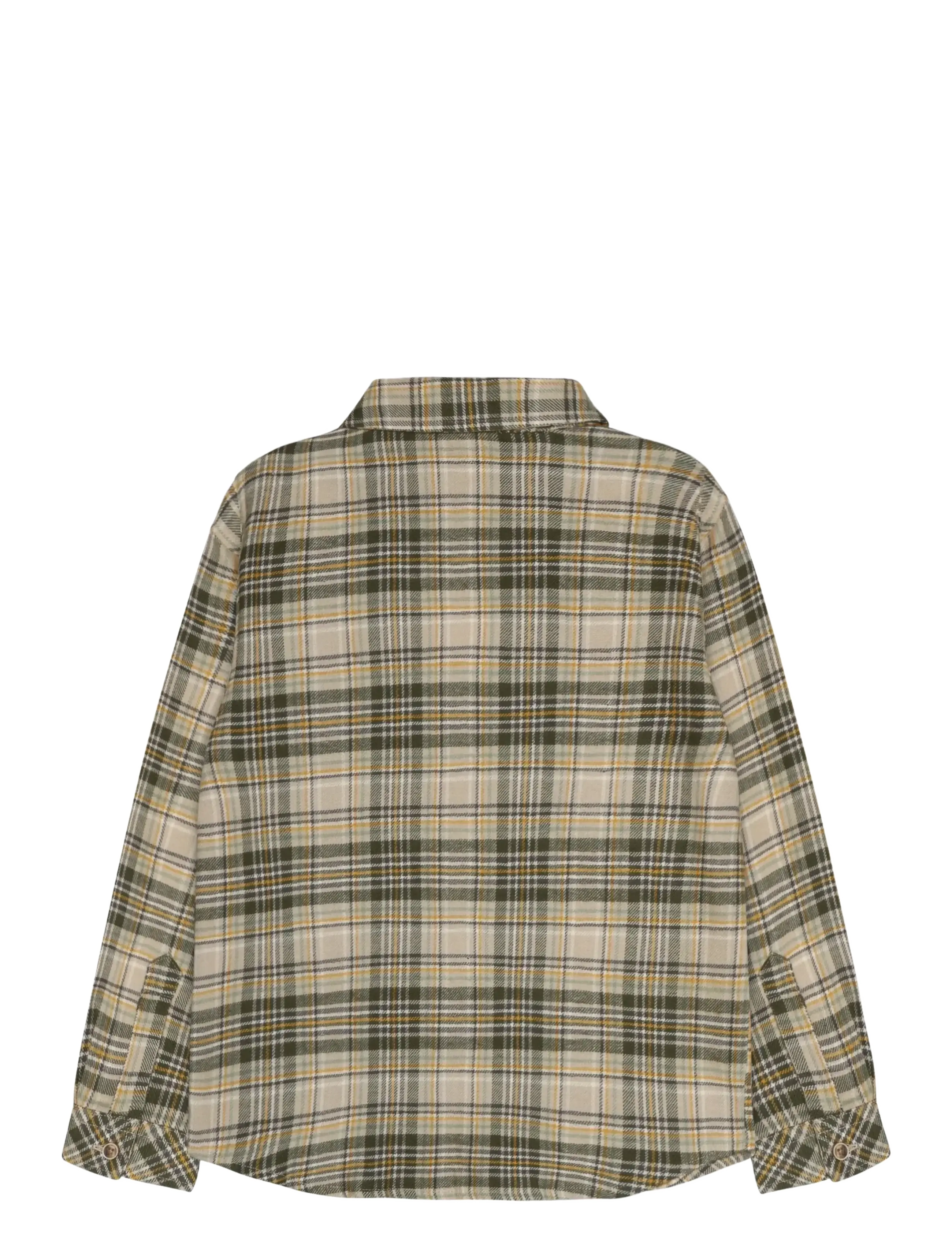 Minymo - Shirt LS Check - feather gray - 2