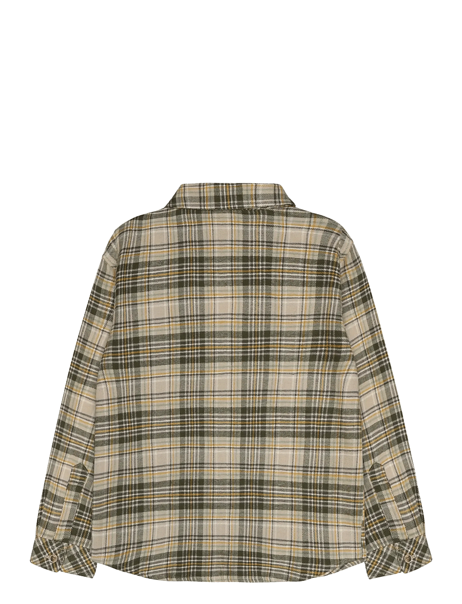 Minymo - Shirt LS Check - langärmlige hemden - feather gray - 2